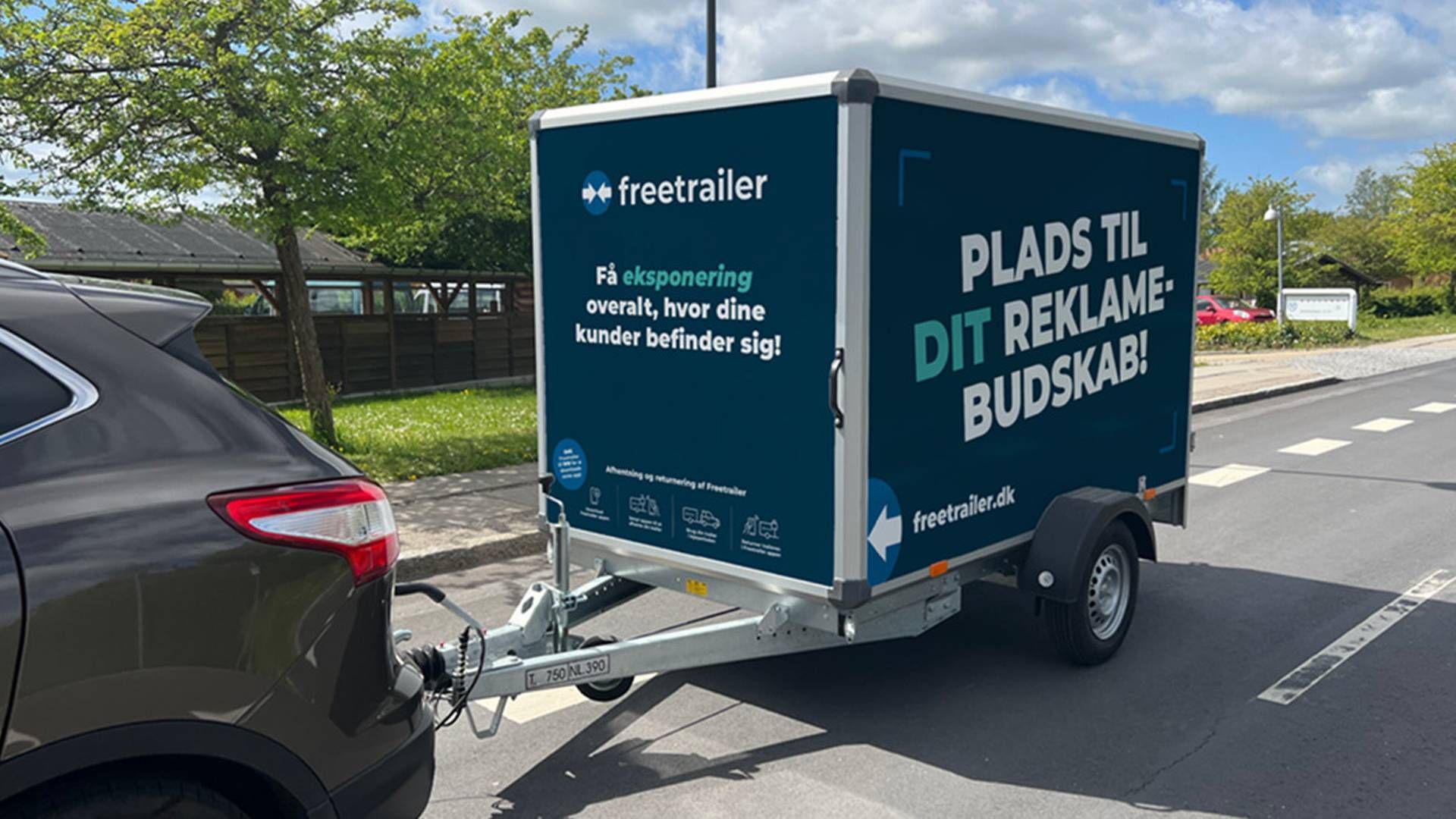 Freetrailer går ud på, at detailkæder tilbyder kunder at låne en trailer til at fragte deres køb for typisk et symbolsk beløb eller helt gratis. | Foto: Freetrailer / Pr