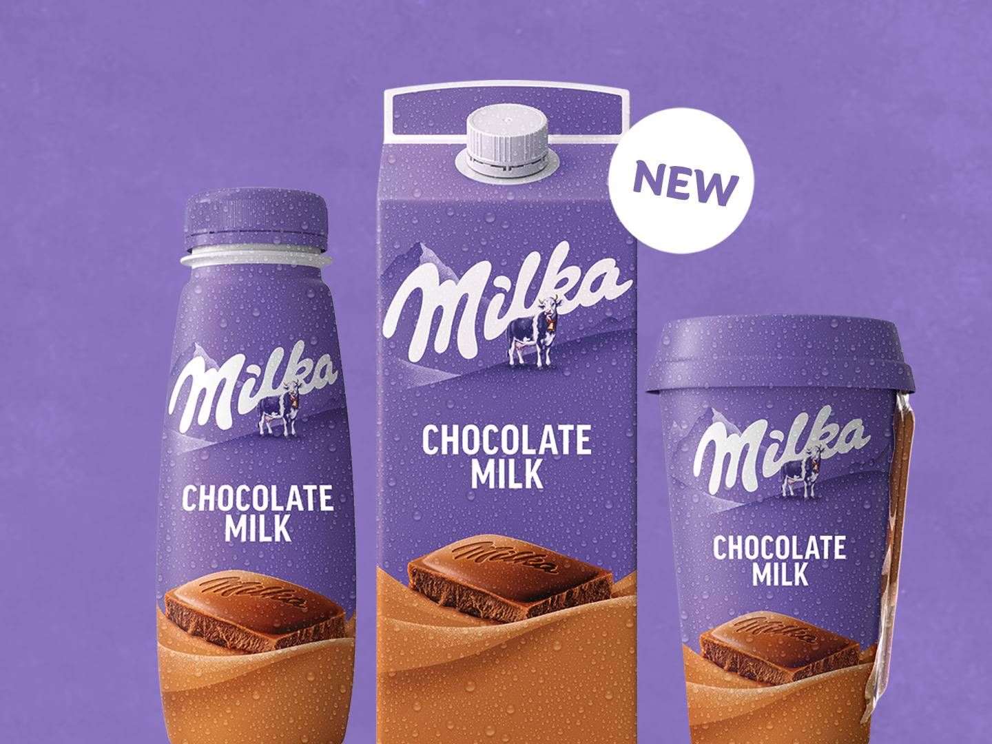 Arla Foods er gået sammen med Mondelez International om en Milka-chokolademælk. | Foto: Pr Arla