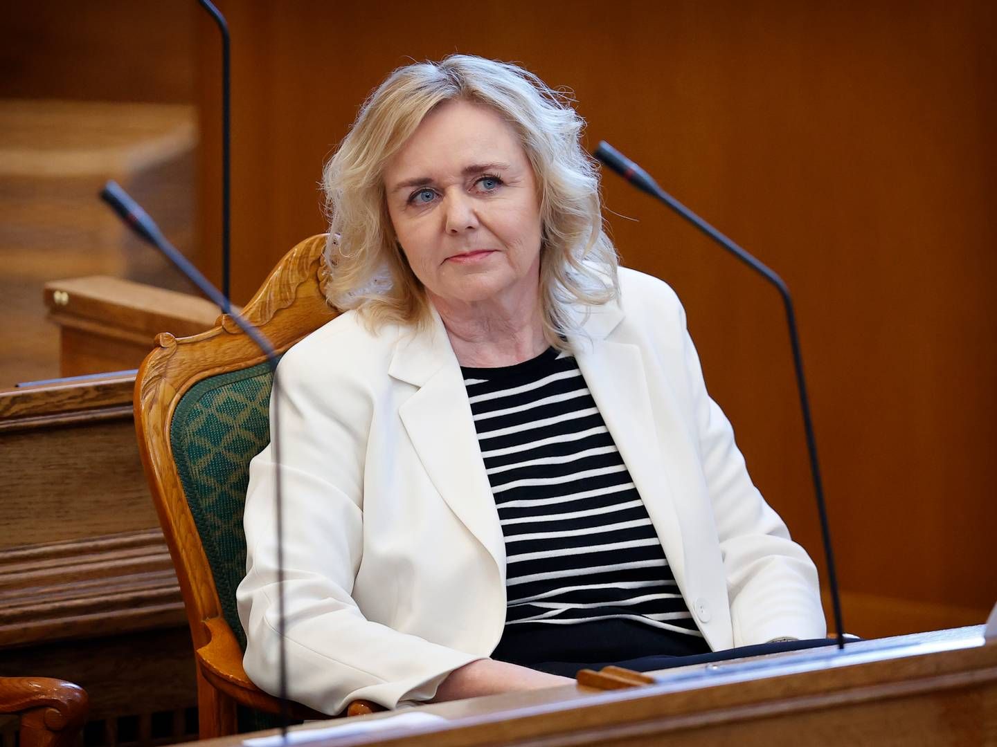 Mona Juul tog over som formand for Det Konservative Folkeparti efter Søren Pape Poulsens død i marts. | Foto: Jens Dresling