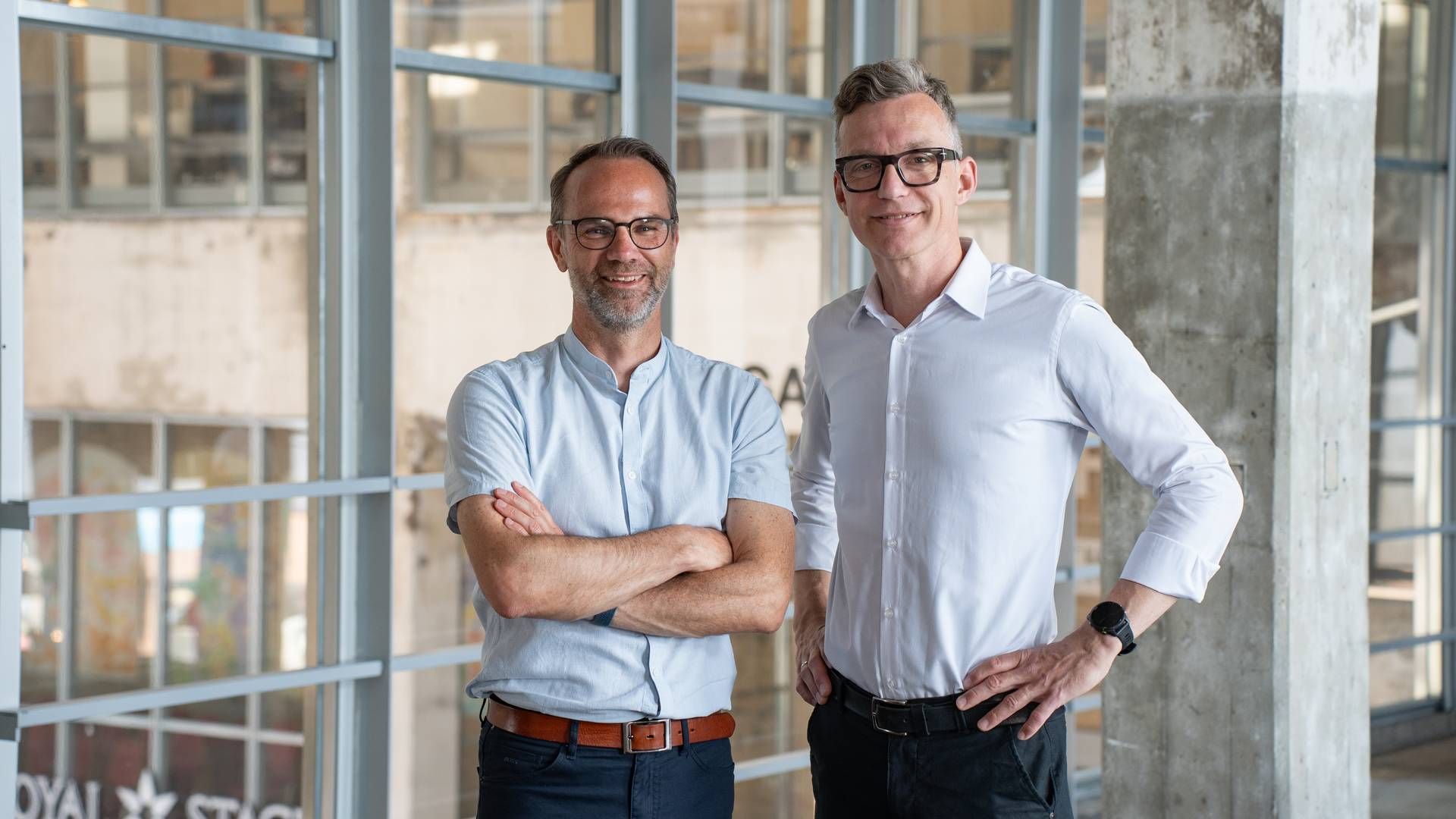 Esben Lind (tv.) og Tom Bue ser et ”solidt behov” for strategisk udvikling, særligt i den industrielle sektor. | Foto: PR