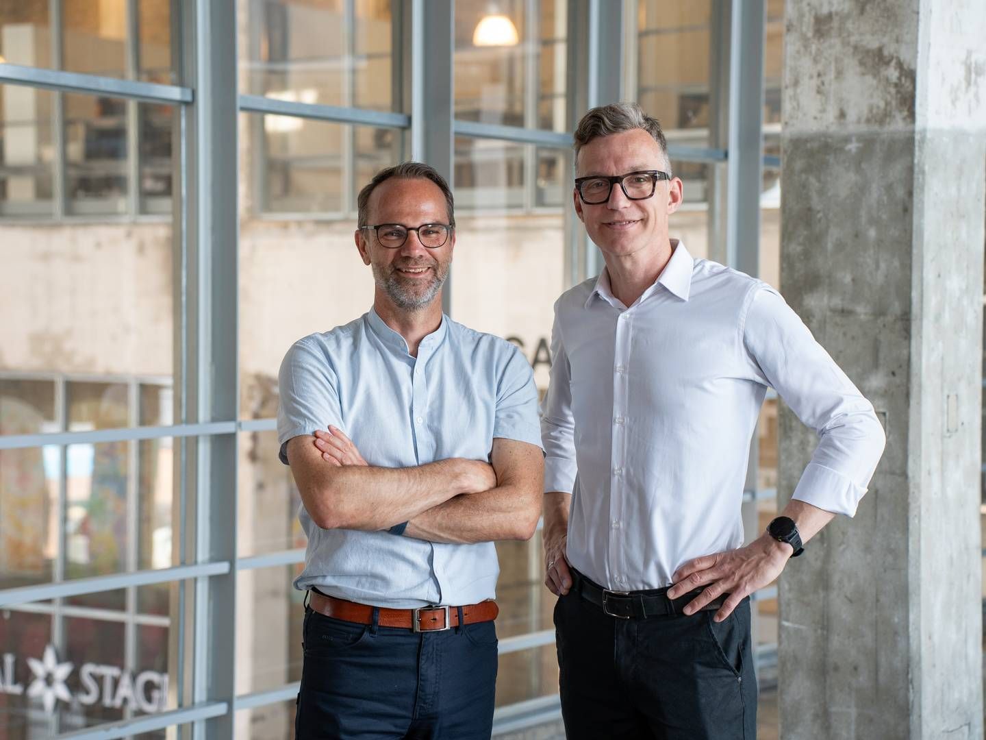 Esben Lind (tv.) og Tom Bue ser et ”solidt behov” for strategisk udvikling, særligt i den industrielle sektor. | Foto: PR