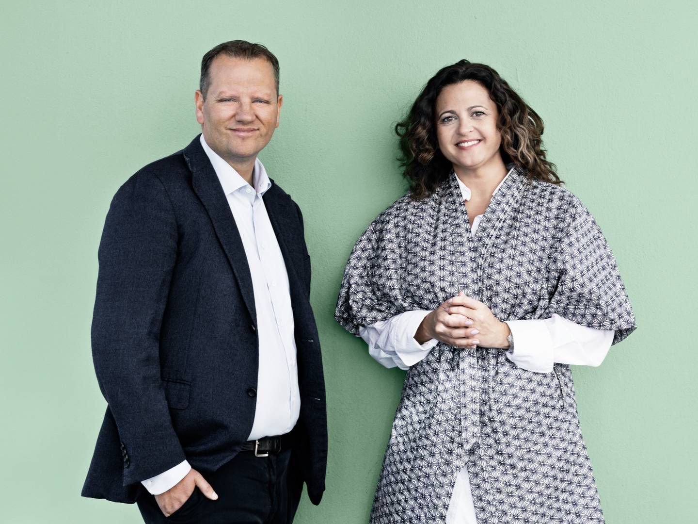Jens Holm, adm. direktør hos Concept X, og Lisbet Røge Jensen, kommerciel direktør i Berlingske Media har både et salgspartnerskab og fælles planer om en ny selvbetjeningsløsning klar til kampen om annoncekronerne.