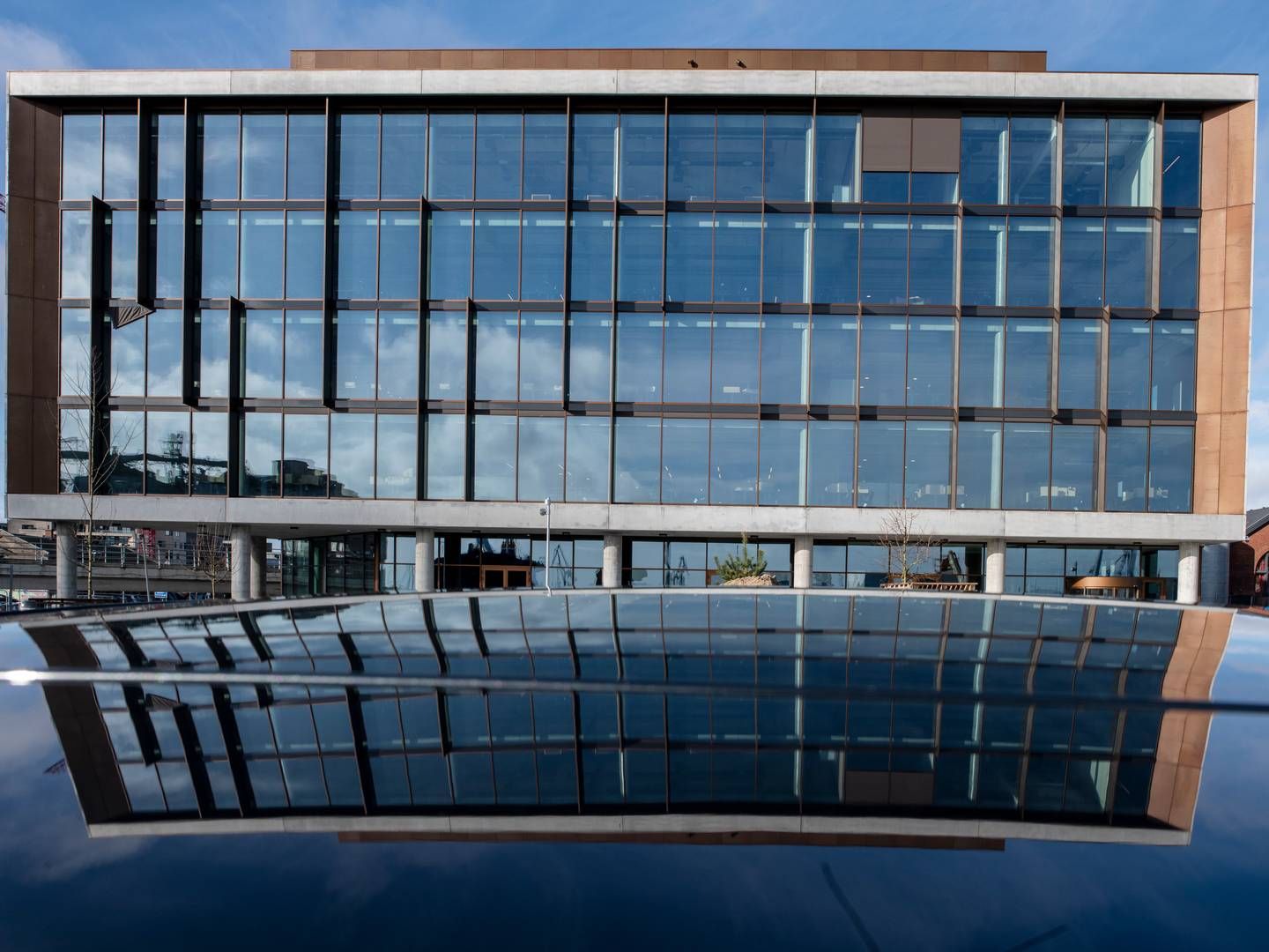 Jyllands-Posten har sit hovedsæde på havnen i Aarhus. | Foto: Joachim Ladefoged