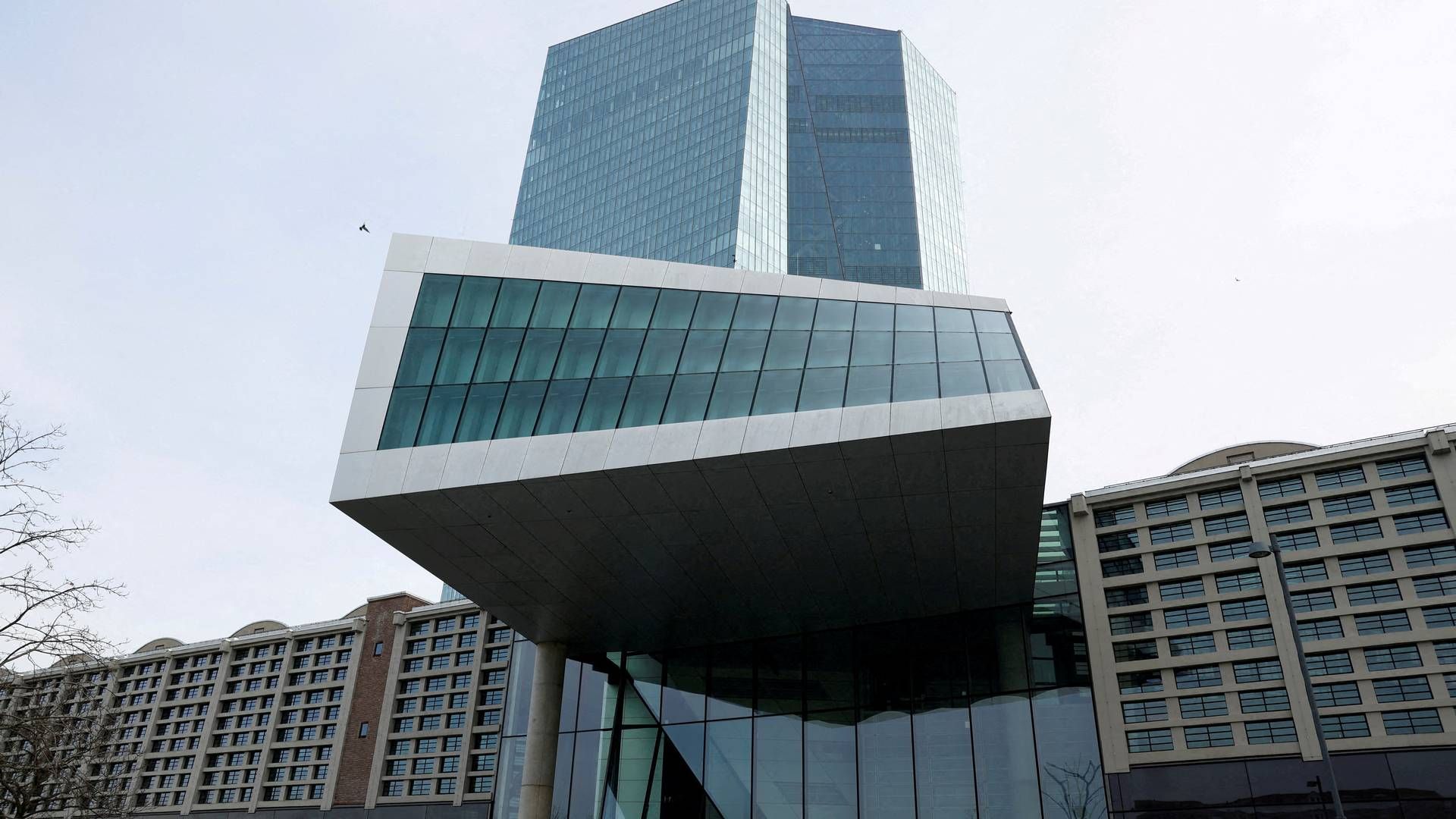 Den europæiske centralbank i Frankfurt.