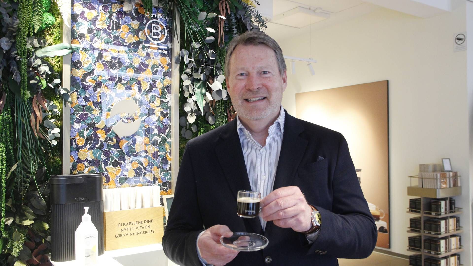 Managing Director for Nestlé Nespresso Norden, Mark Ruijgrok. | Foto: Øystein Engh / HandelsWatch