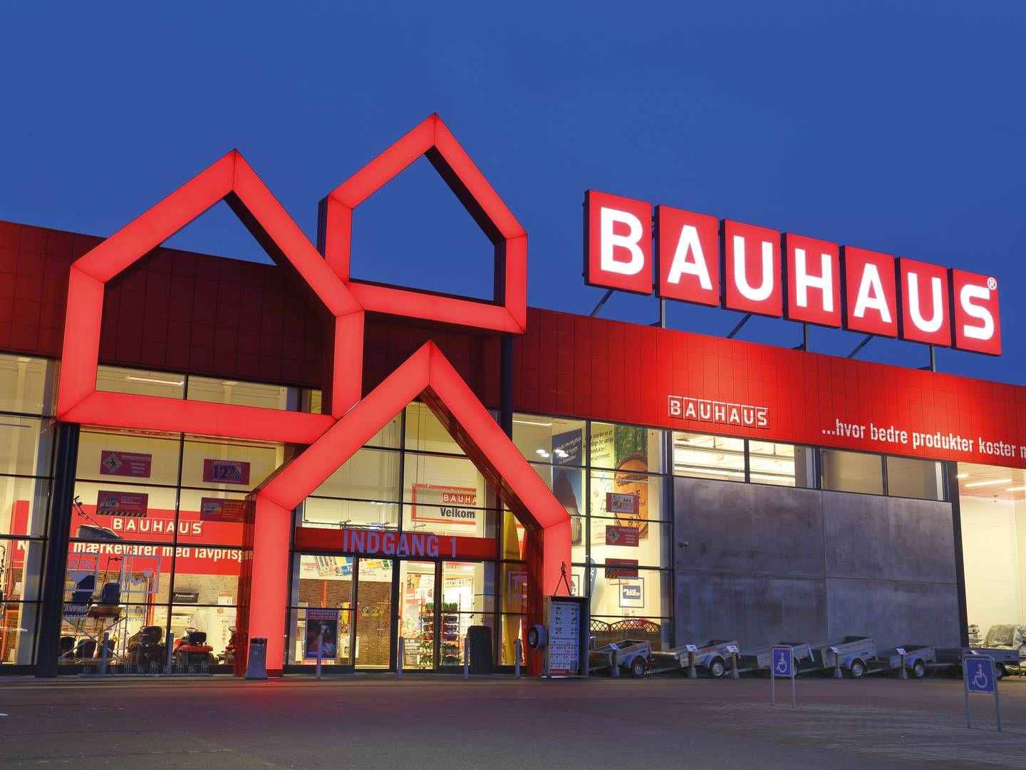 Bauhaus har 19 byggemarkeder i Danmark. | Foto: Bauhaus/PR
