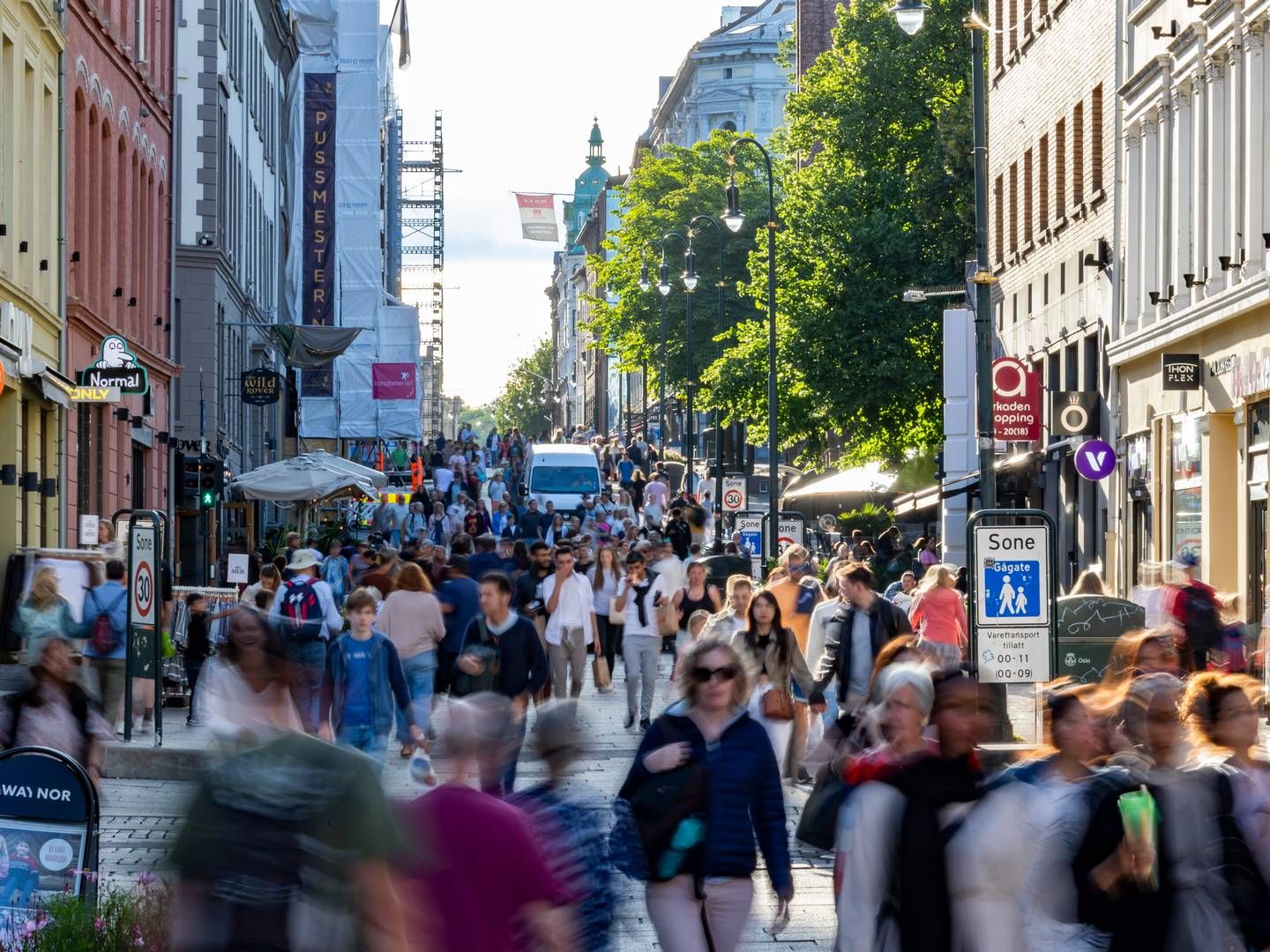 Ikke alle mener at søndagsåpne butikker i Oslo sentrum er en god idé. | Foto: Tor Erik Schrøder / NTB