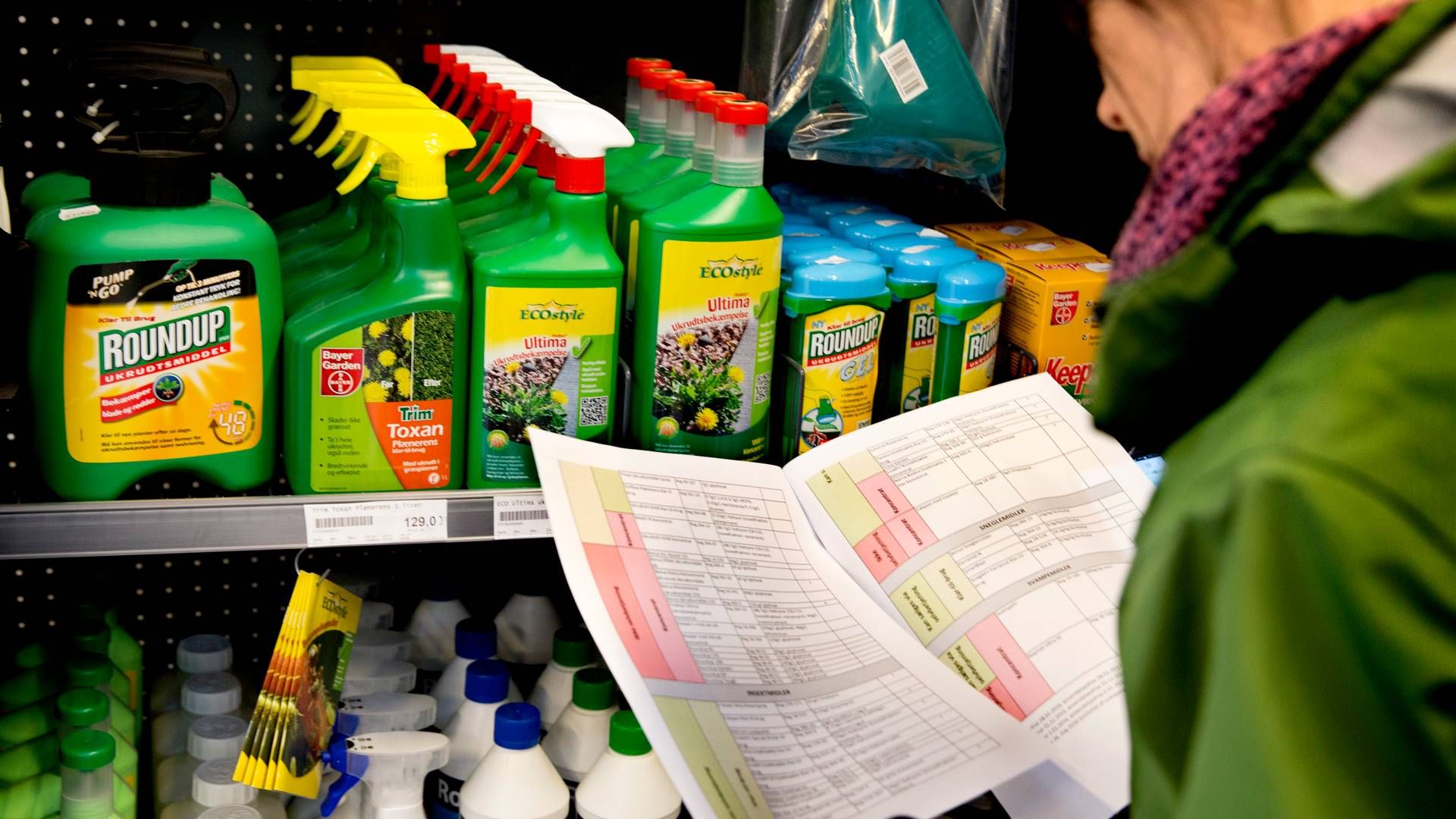 Tidligere kemikalieinspektion i supermarked. | Foto: Finn Frandsen