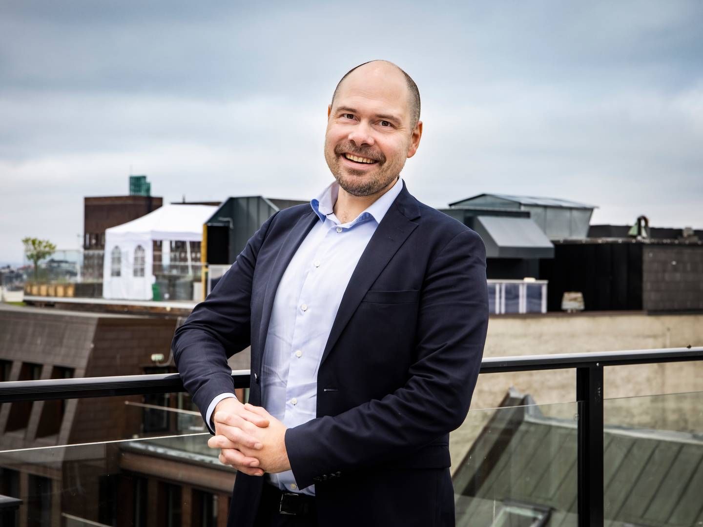 Anders Møller Opdahl har været koncerndirektør i Amedia siden 2020. | Foto: Ihne Pedersen/Amedia