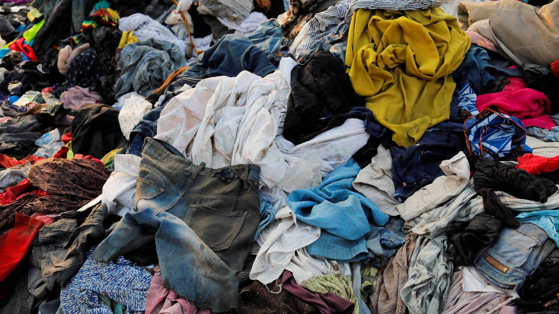 Ifølge Det Europæiske Miljøagentur køber den gennemsnitlige borger i EU ca. 15 kilo tekstiler om året. | Foto: Francis Kokoroko/Reuters/Ritzau Scanpix