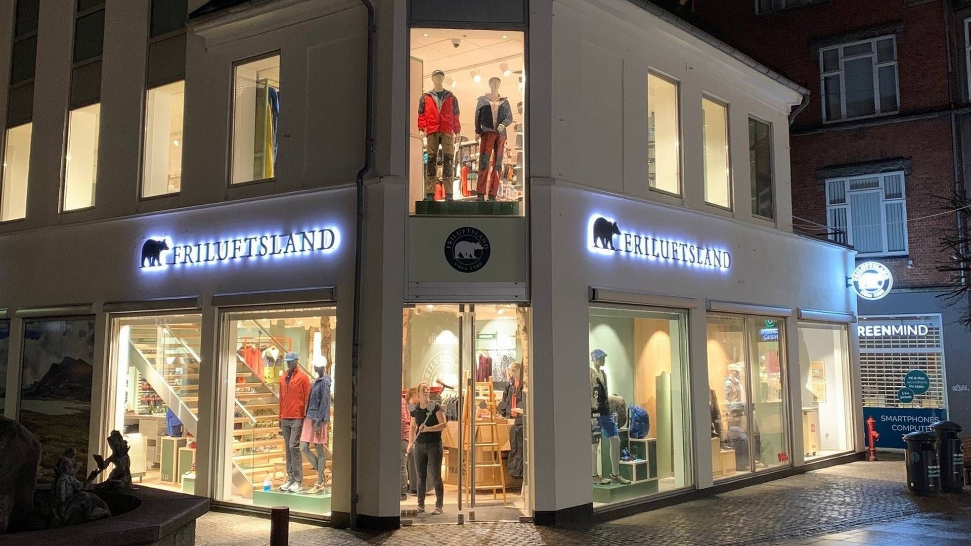 Friluftsland blev etableret i 1980 og består i dag af 12 forretninger på tværs af Danmark. | Foto: Friluftsland