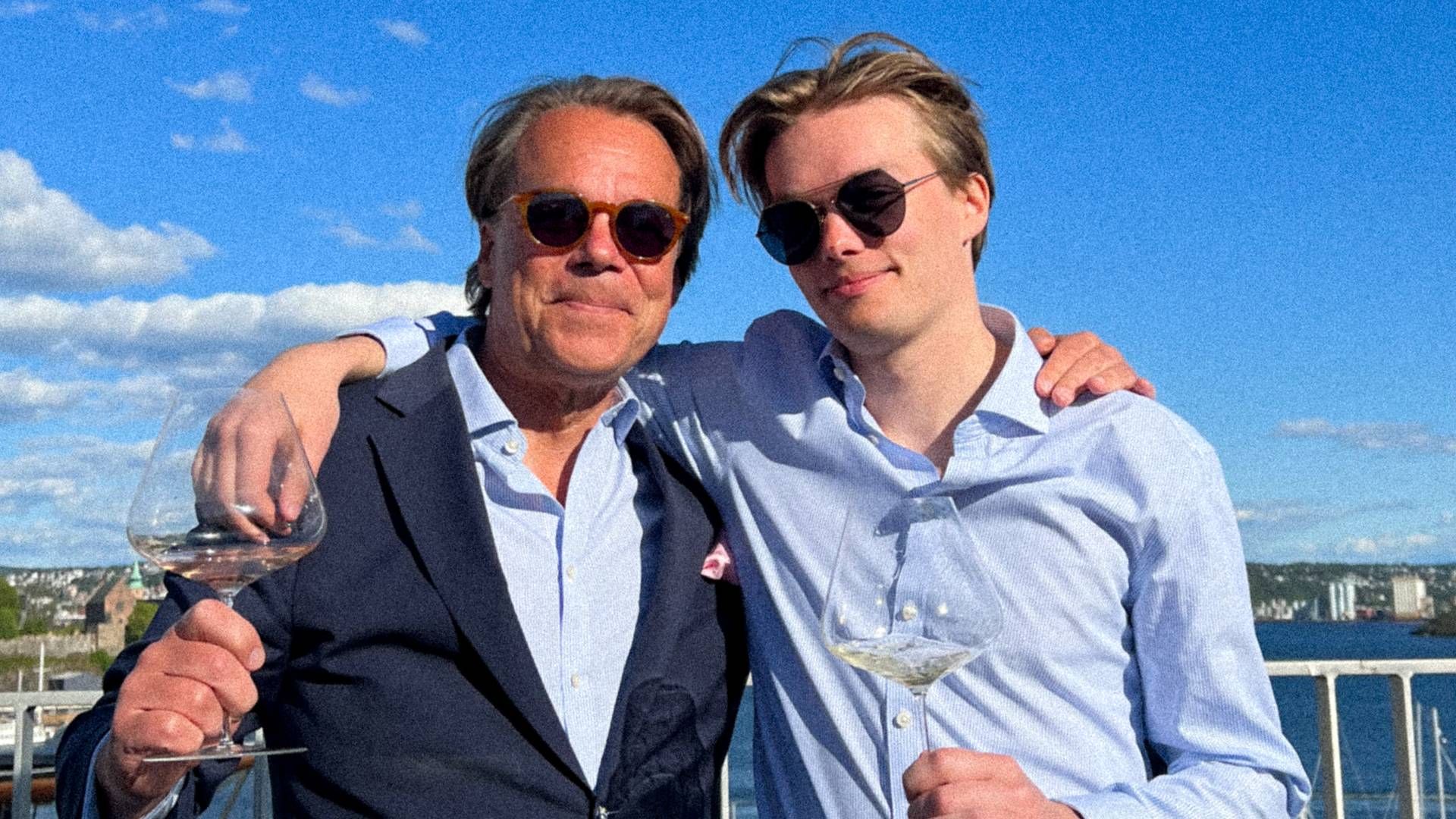 FAR OG SØNN: Et av de siste bildene av dem sammen. Henrik og Theodor Melder. | Foto: Privat