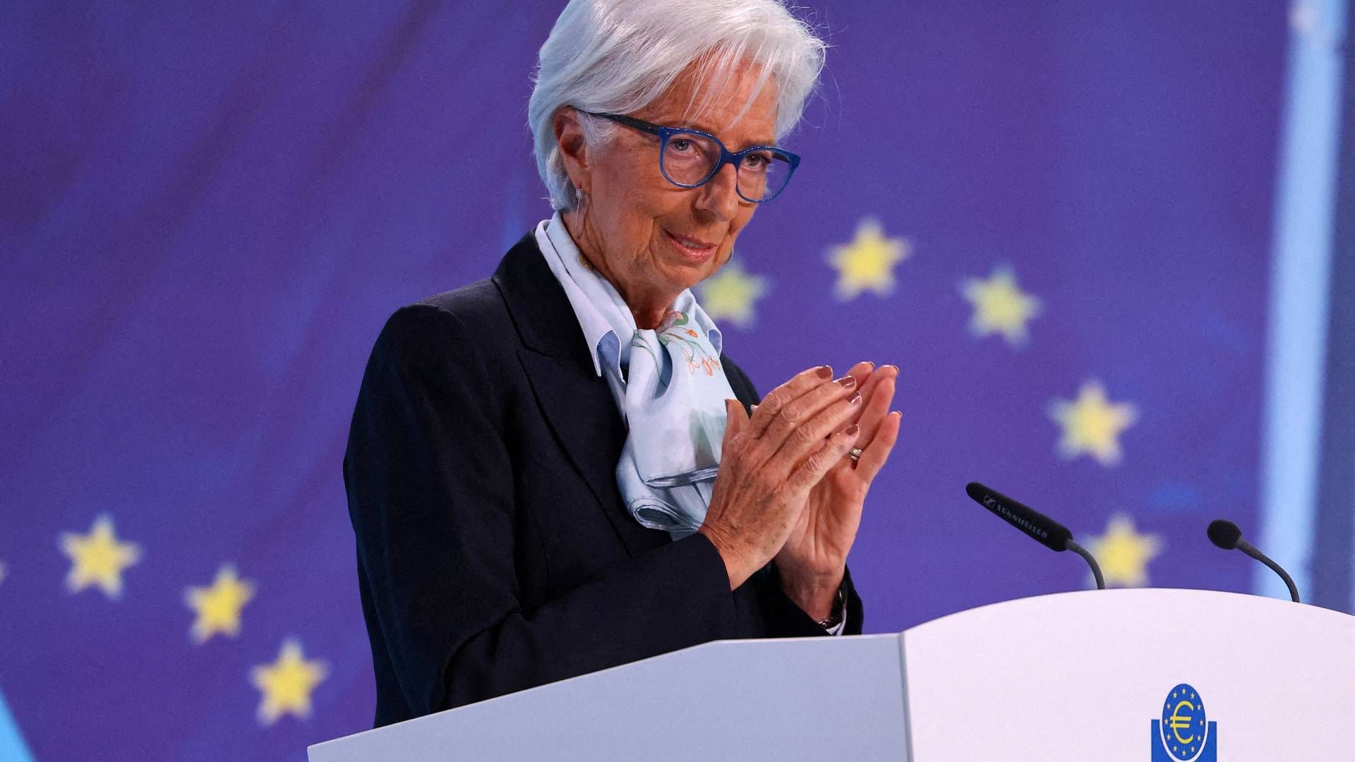 Det ventes, at Den Europæiske Centralbank med Christine Lagarde i spidsen sætter renten ned flere gange i løbet af 2024. | Foto: Kai Pfaffenbach