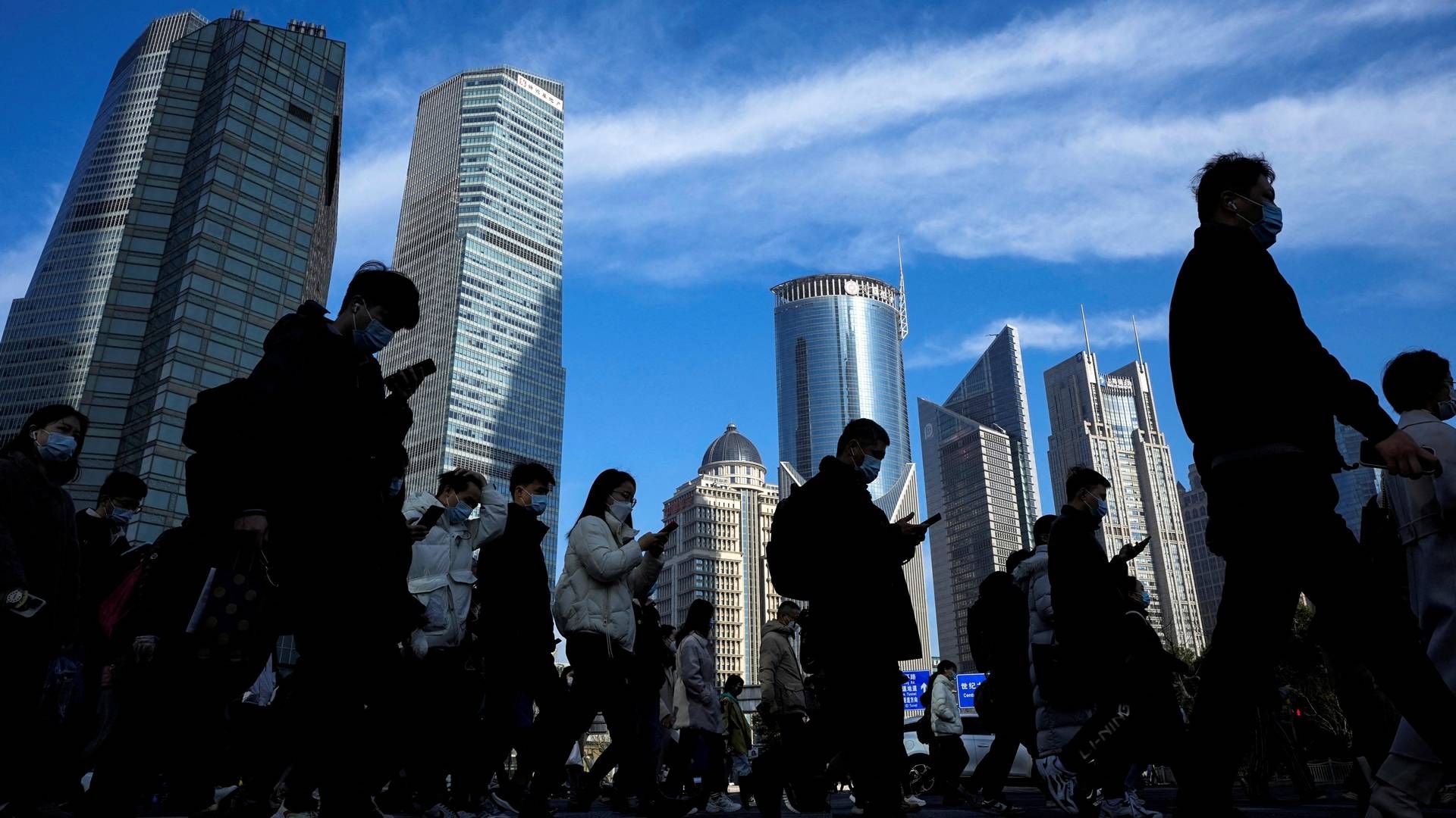 Den kinesiske storby Shanghai regnes for at være Kinas erhvervscentrum | Foto: Aly Song/Reuters/Ritzau Scanpix