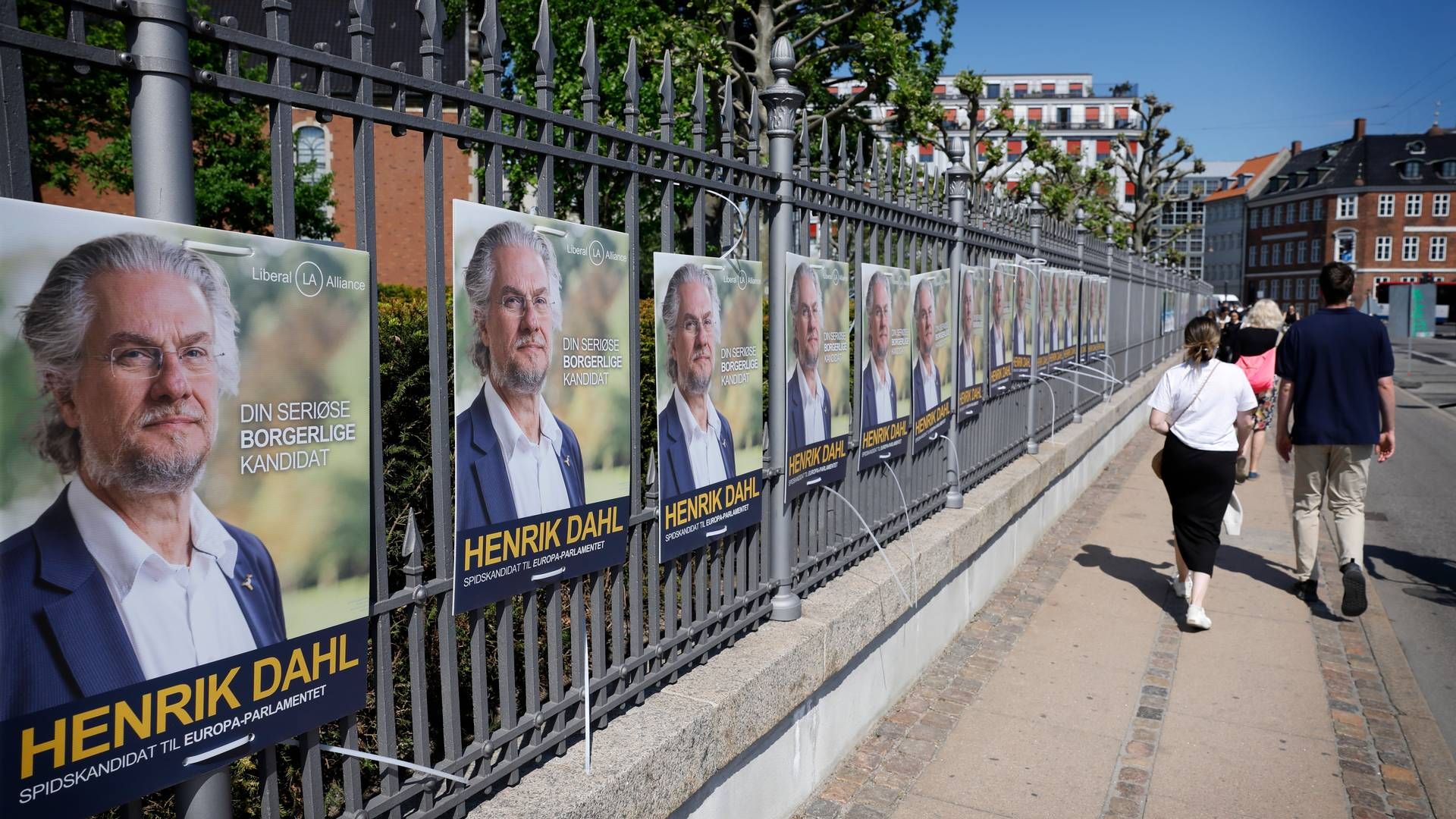 Henrik Dahl er Liberal Alliances spidskandidat til EP-valget i år. | Foto: Jens Dresling/Ritzau Scanpix