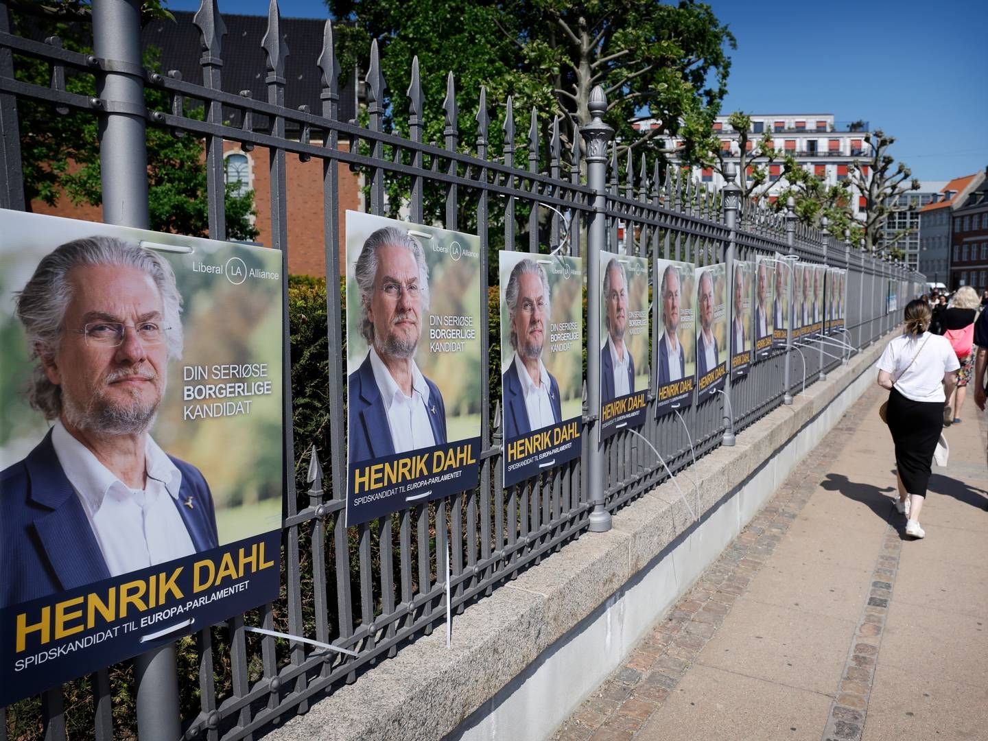 Henrik Dahl er Liberal Alliances spidskandidat til EP-valget i år. | Foto: Jens Dresling/Ritzau Scanpix