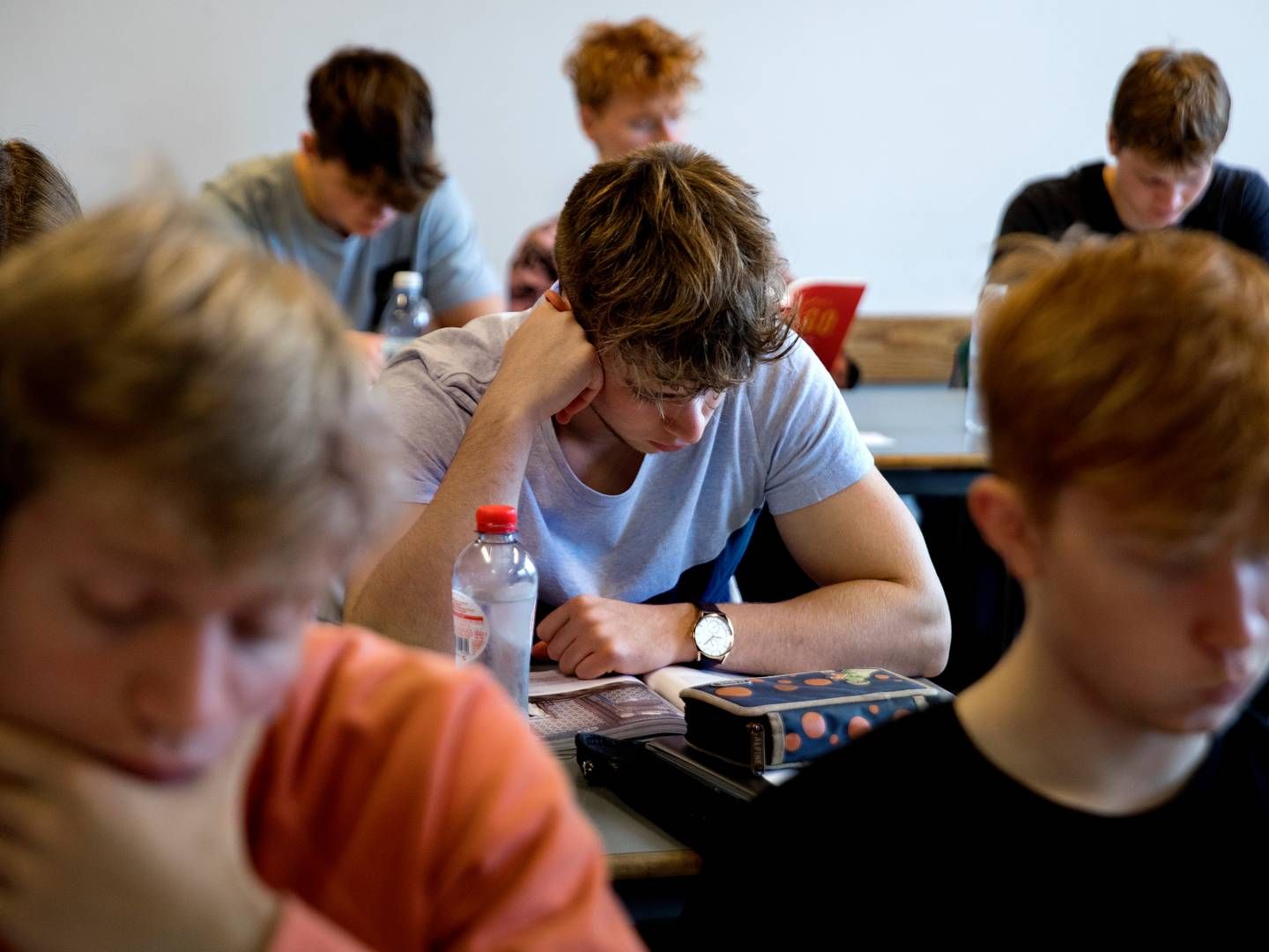 Praxis Forlag satser stort på gymnasiemarkedet. | Foto: Finn Frandsen