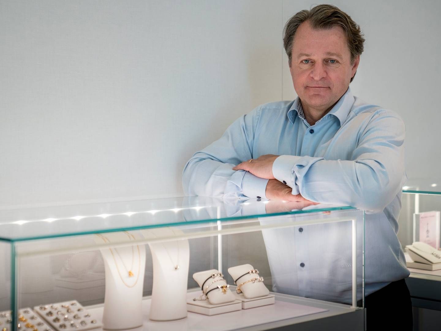 Alexander Lacik, der er topchef i smykkeselskabet, siger at de laboratoriefremstillede diamanter er et eksempel på, hvordan man i fremtiden vil producere luksusvarer. | Foto: Stine Bidstrup