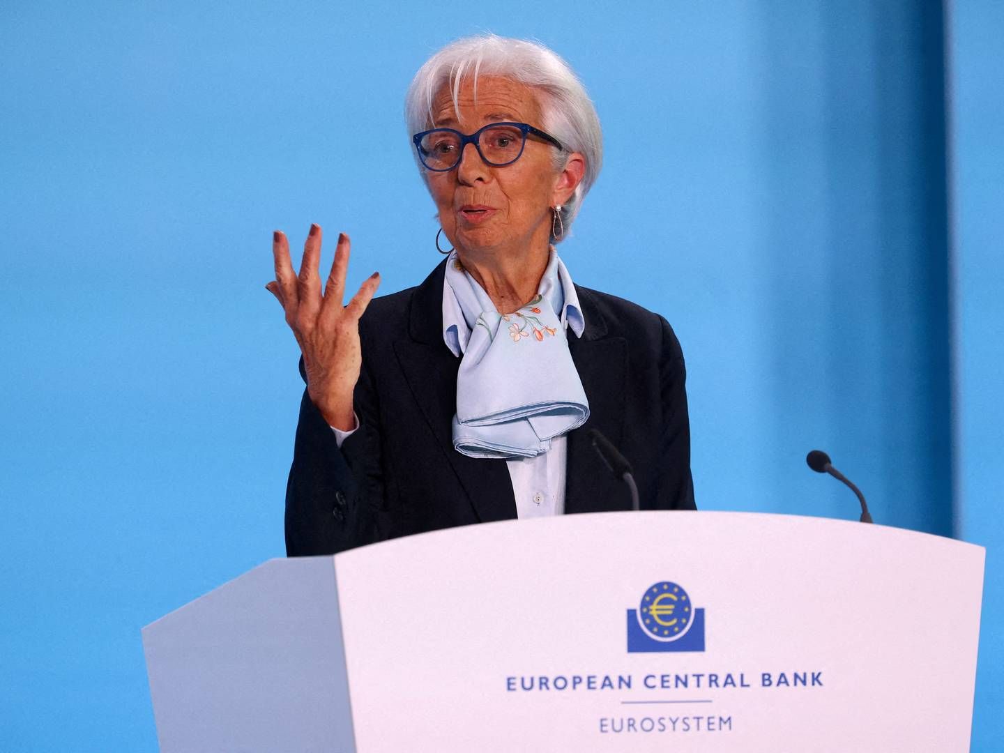 Christine Lagarde står i spidsen for ECB. | Foto: Kai Pfaffenbach