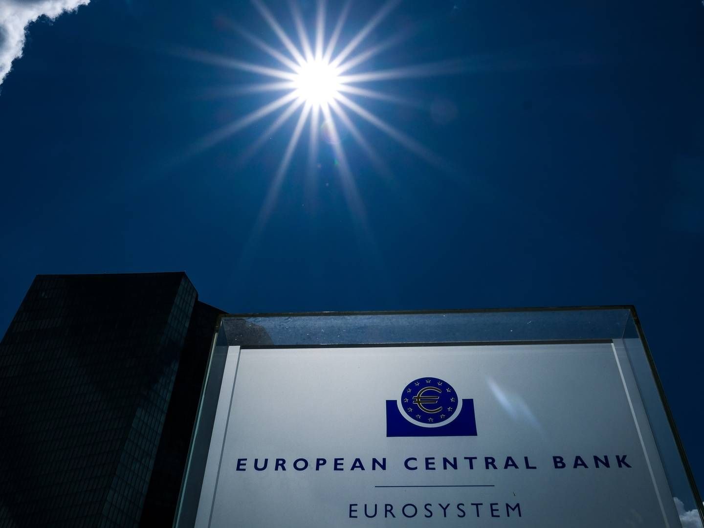 Der Schein trügt. In der EZB herrscht offenbar derzeit kein eitel Sonnenschein. | Foto: picture alliance / Eibner-Pressefoto | Eibner-Pressefoto/Florian Wiegan