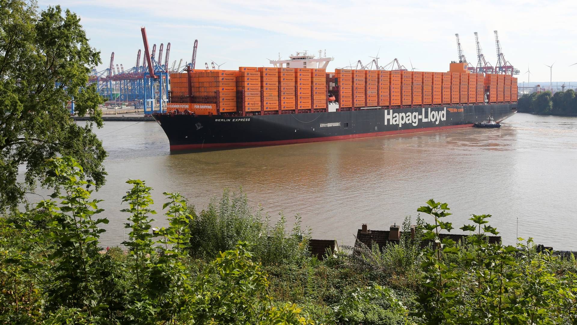 "We will have higher productivity in the terminals, and as such, that may allow us to sail a little bit slower and as such also reduce emissions," Hapag-Lloyd CEO Rolf Habben Jansen said on Wednesday about the potential of the upcoming collaboration with Maersk. | Photo: Bodo Marks/AP/Ritzau Scanpix