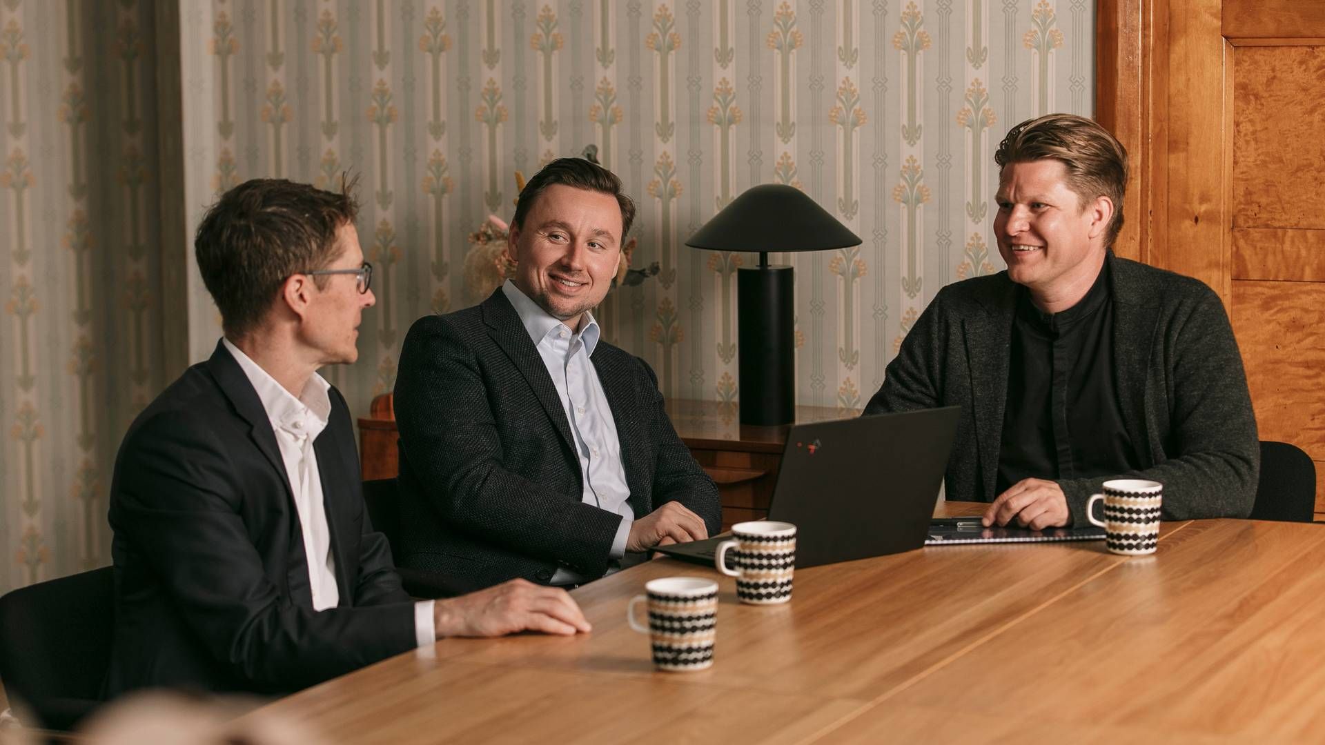 Three of the six co-founders of Finland's Fundco: Jukka Häkli (l.), Teemu Leskinen and Saku Sairanen. | Photo: PR Fundco