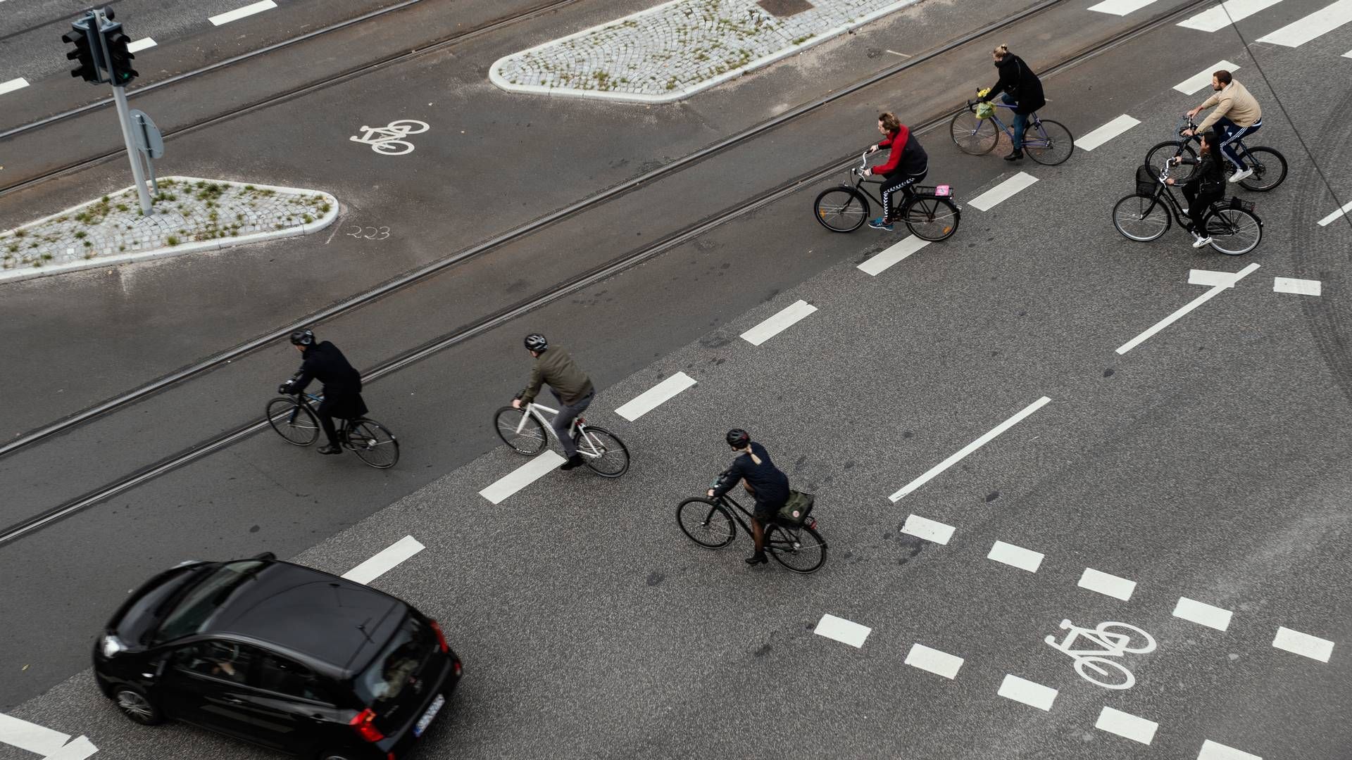 Aarhusianske cyklister. | Foto: Morten Lau-Nielsen/Ritzau Scanpix