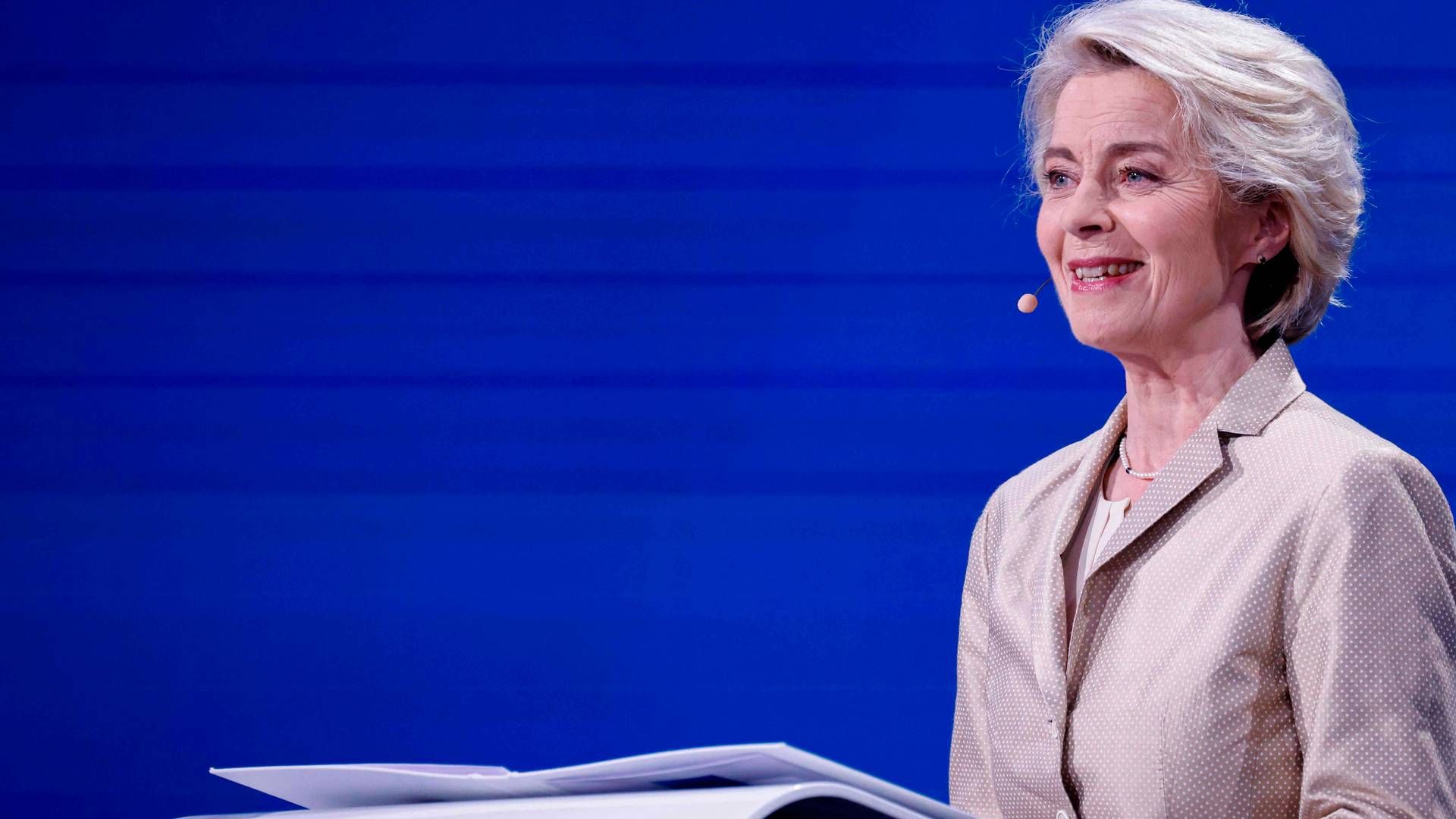 Kommisionsformand Ursula von der Leyen er en del af den konservative EPP-gruppe, som har haft et fornuftigt valg på europæisk plan. | Foto: Kenzo Tribouillard
