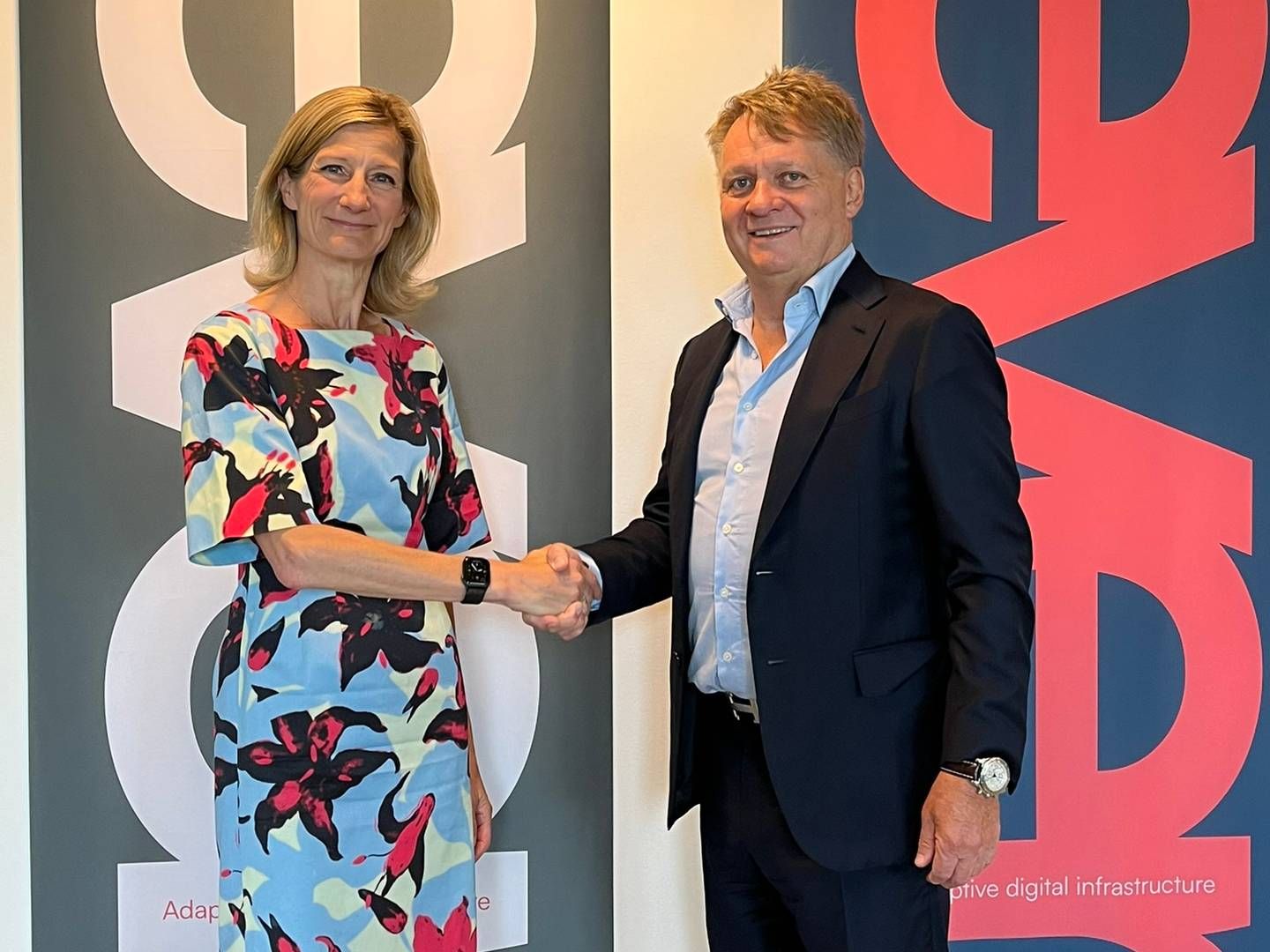 De to administrerende direktører for Microsoft Danmark og Aeven Danmark, Mette Kaagaard og Henrik Bodskov peger på databeskyttelse og complinance som vigtige for partnerskabet. | Foto: PR