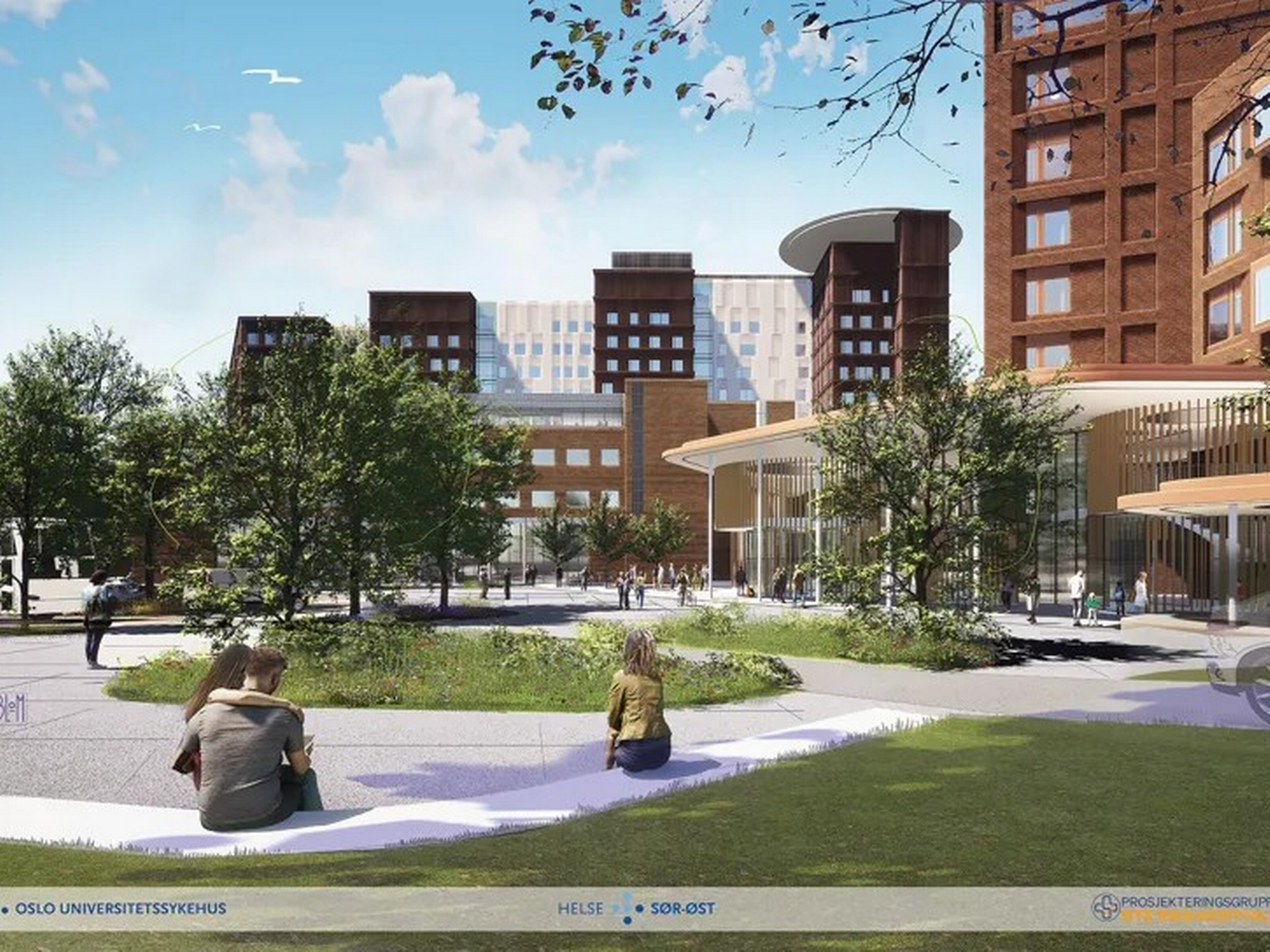 BYGGESTART: Nye Rikshospitalet være lokalsykehus for 200 000 innbyggere i Oslo, og skal stå klart i 2031. | Foto: Helse Sør-Øst