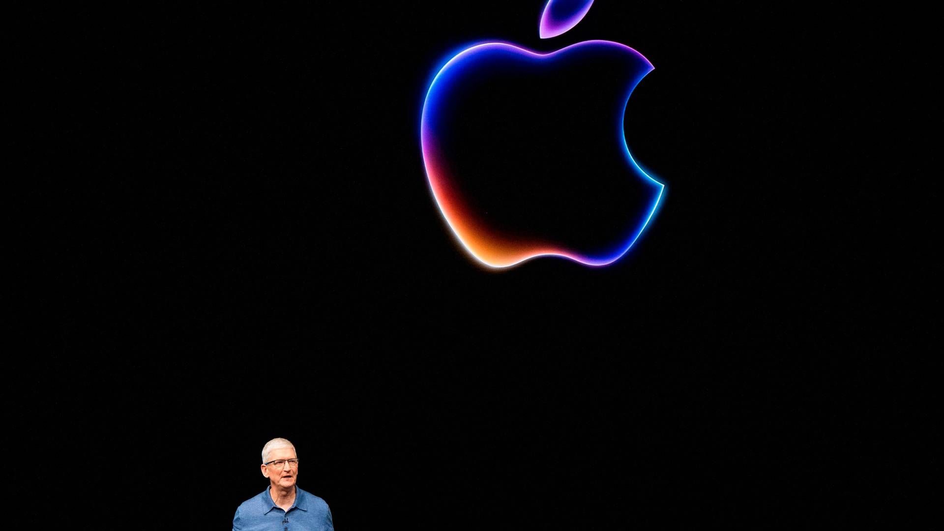 Tim Cook er topchef i Apple. | Foto: Nic Coury