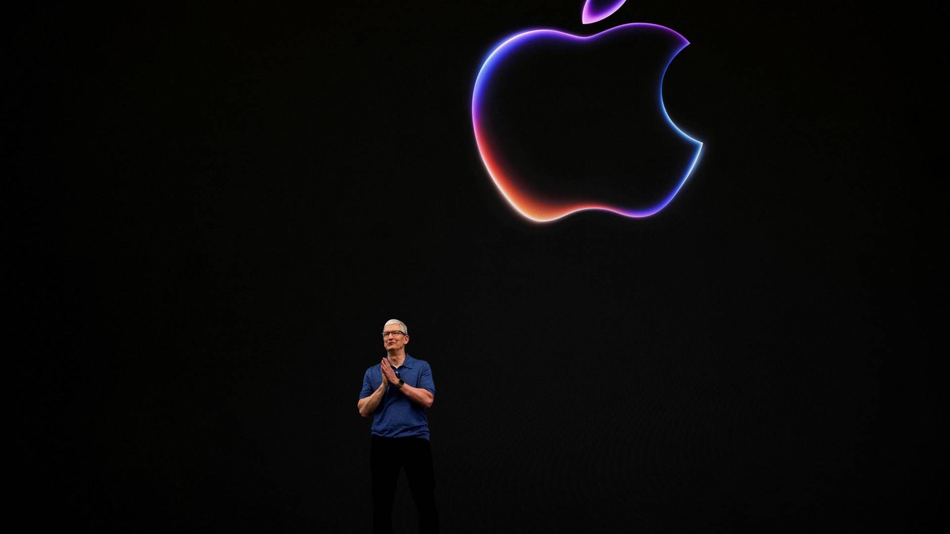 Tim Cook står i spidsen for Apple-koncernen. | Foto: Carlos Barria