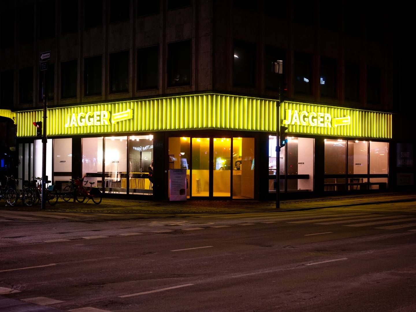 Jagger-kæden har fortsat håb for den norske forretning trods en svær start. Billedet er fra restauranten ved Rådhuspladsen i København. | Foto: Valdemar Ren