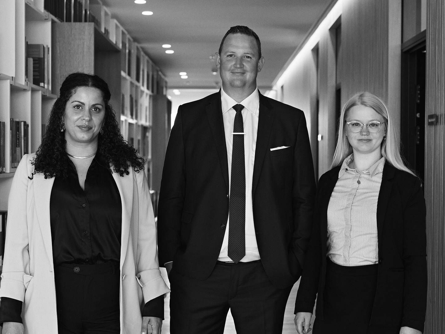 Gülsah Bektas (tv.), Søren Bisgaard og Stina Starup melder sig under fanerne hos Andersen Partners i Odense 1. juli 2024. | Foto: Andersen Partners / PR