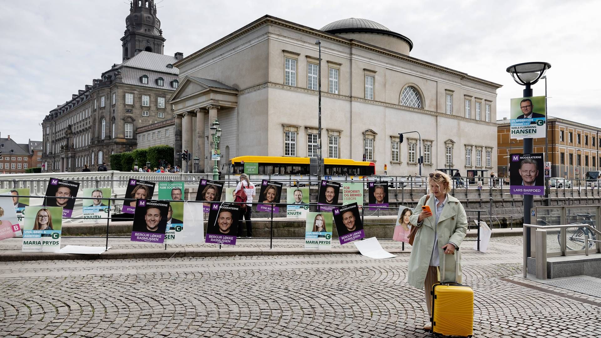 58,25 pct af de danske vælgere stemte ved det netop overståede EP-valg. Det er lavere end ved sidste valg, hvor stemmeprocenten var på 66 pct. | Foto: Thomas Borberg/Ritzau Scanpix