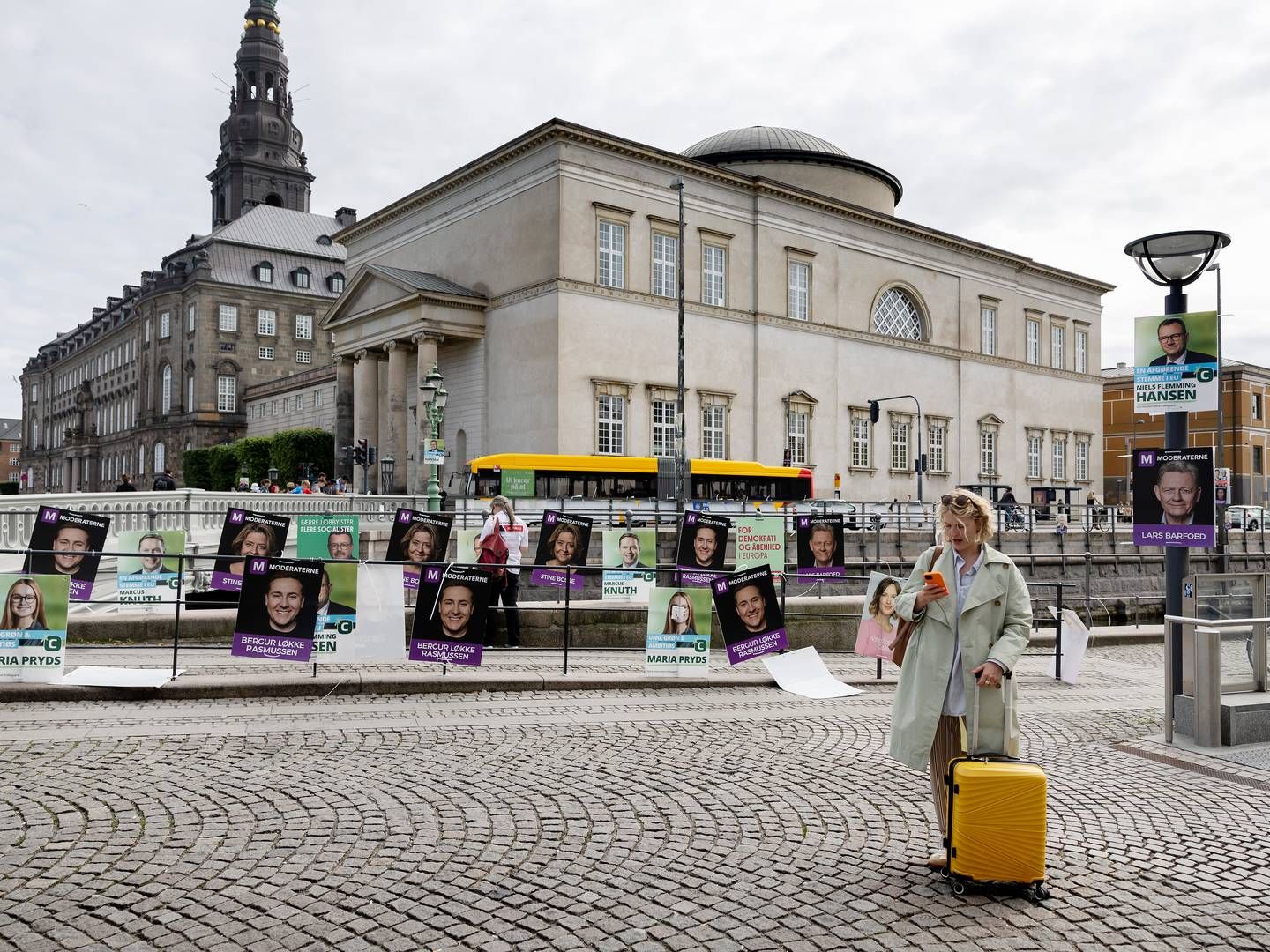 58,25 pct af de danske vælgere stemte ved det netop overståede EP-valg. Det er lavere end ved sidste valg, hvor stemmeprocenten var på 66 pct. | Foto: Thomas Borberg/Ritzau Scanpix