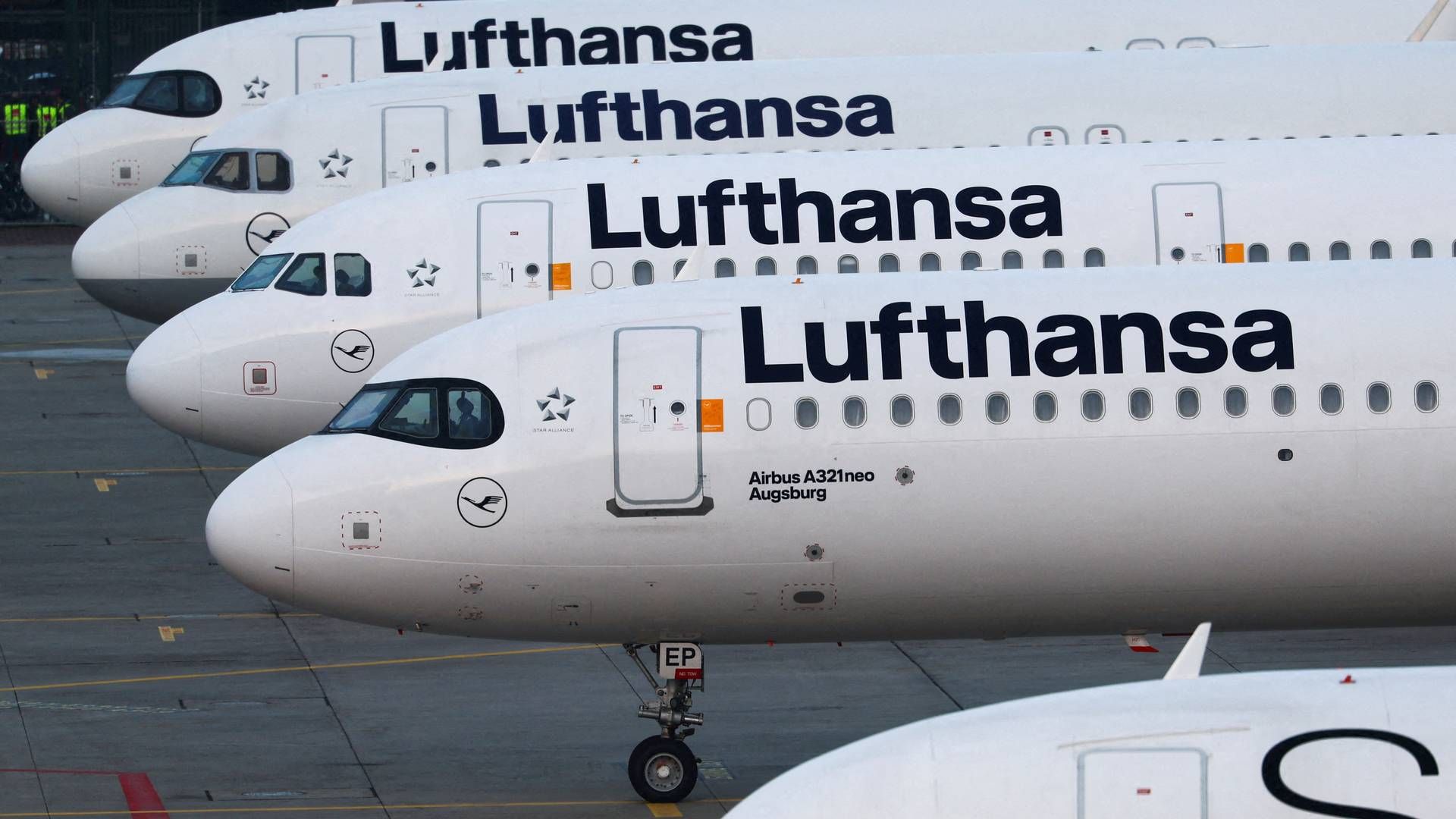 Lufthansa, som er Europas største flyselskab målt på omsætning. | Foto: Kai Pfaffenbach