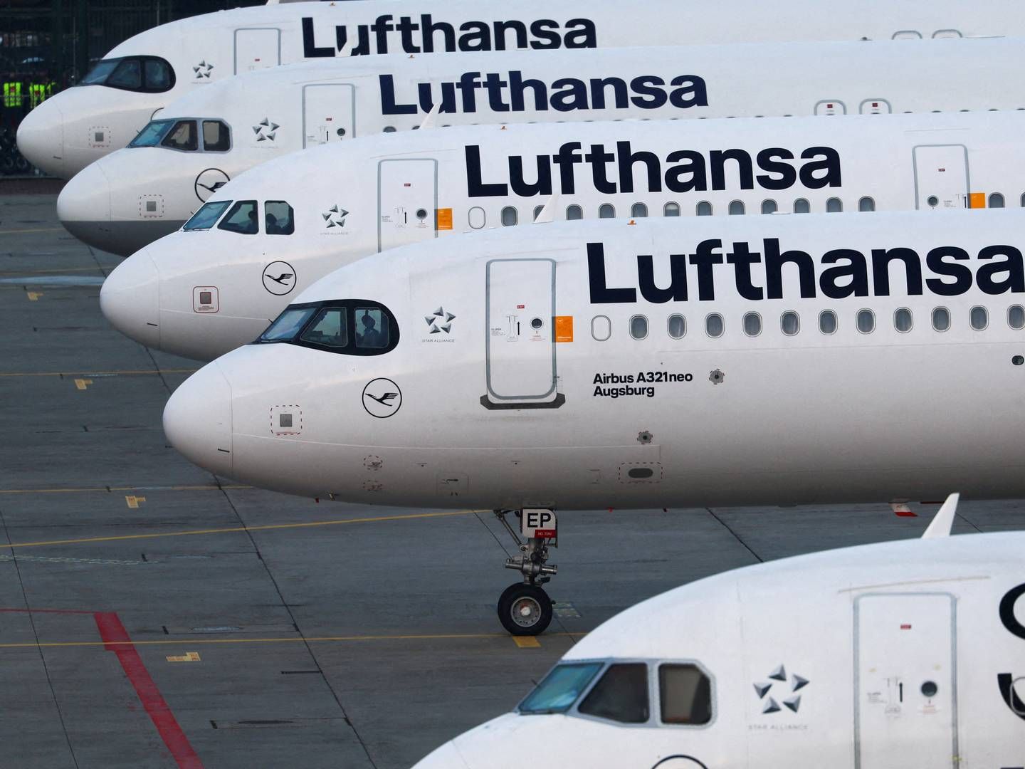 Lufthansa, som er Europas største flyselskab målt på omsætning. | Foto: Kai Pfaffenbach