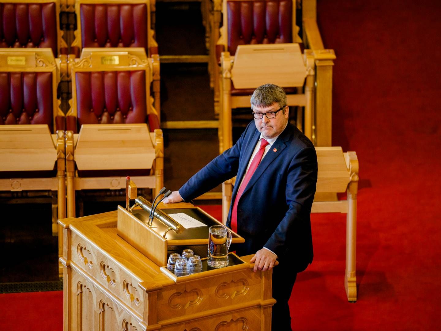 BOMMERT: Bengt Rune Strifeldt (FrP) stemte med regjeringen og mot sine partifeller ved en feiltagelse. | Foto: Stian Lysberg Solum / NTB