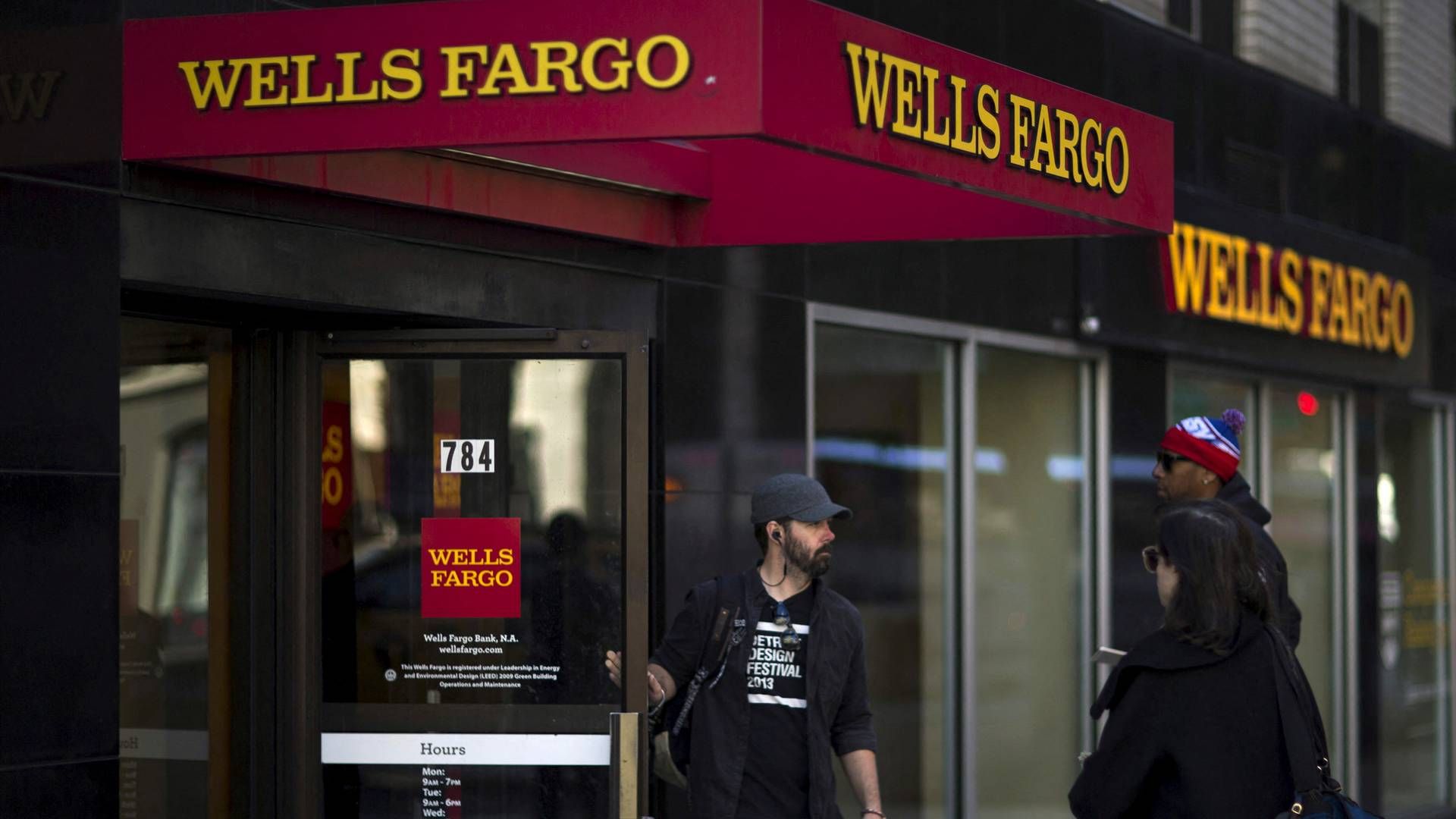 Wells Fargo er blandt de største banker i USA. | Foto: Eduardo Munoz/Reuters/Ritzau Scanpix
