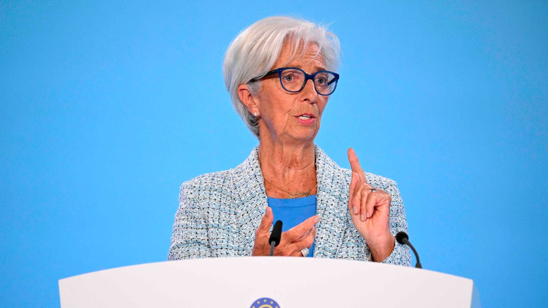 Christine Lagarde står i spidsen for Den Europæiske Centralbank, ECB. | Foto: Kirill Kudryavtsev/AFP/Ritzau Scanpix