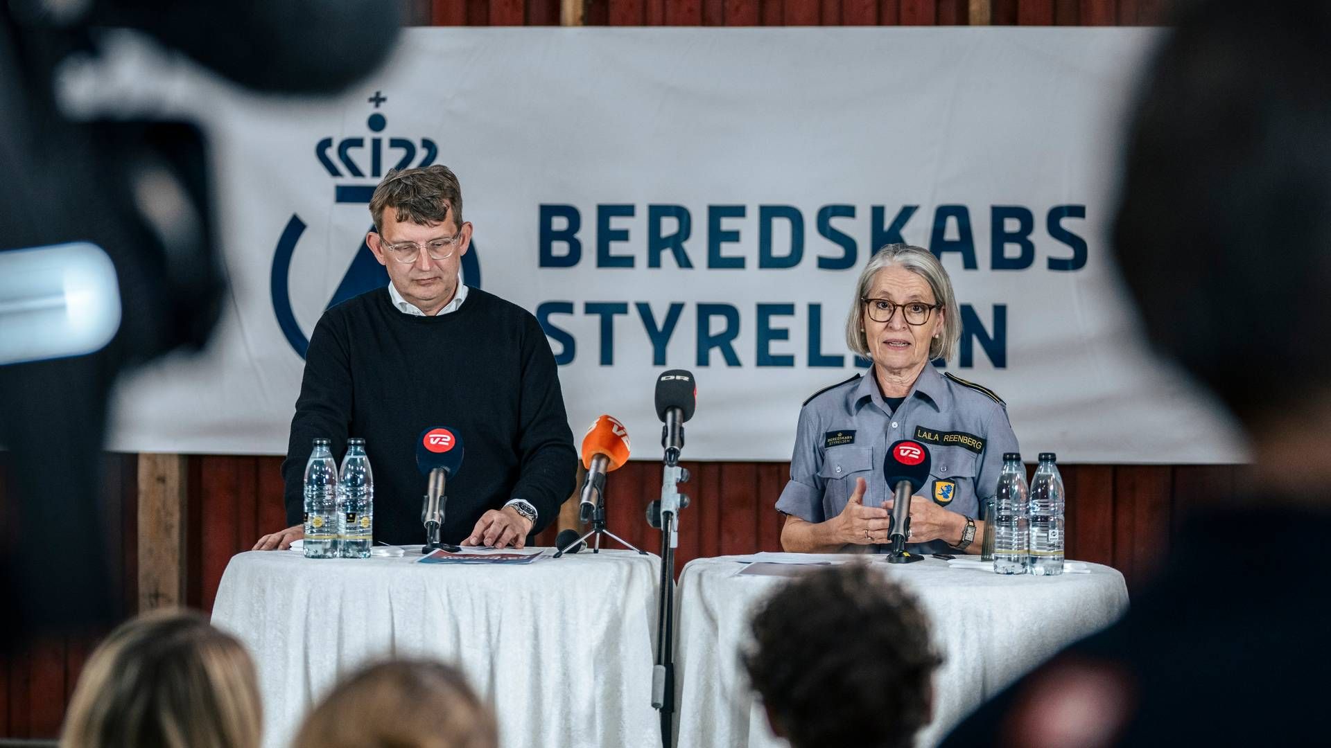 Forsvarsminister Troels Lund Poulsen (V) præsenterede lørdag på Folkemødets hovedscene nye beredskabsråd, som myndighederne vil give til danskerne som forberedelse på hybridkrig og kriser. | Foto: Thomas Traasdahl