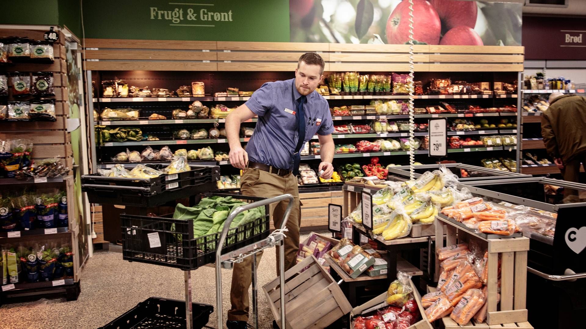 Regeringens anbefalinger til hjemmeberedskab kan mærkes på salget i supermarkederne. | Foto: Miriam Dalsgaard/Politiken