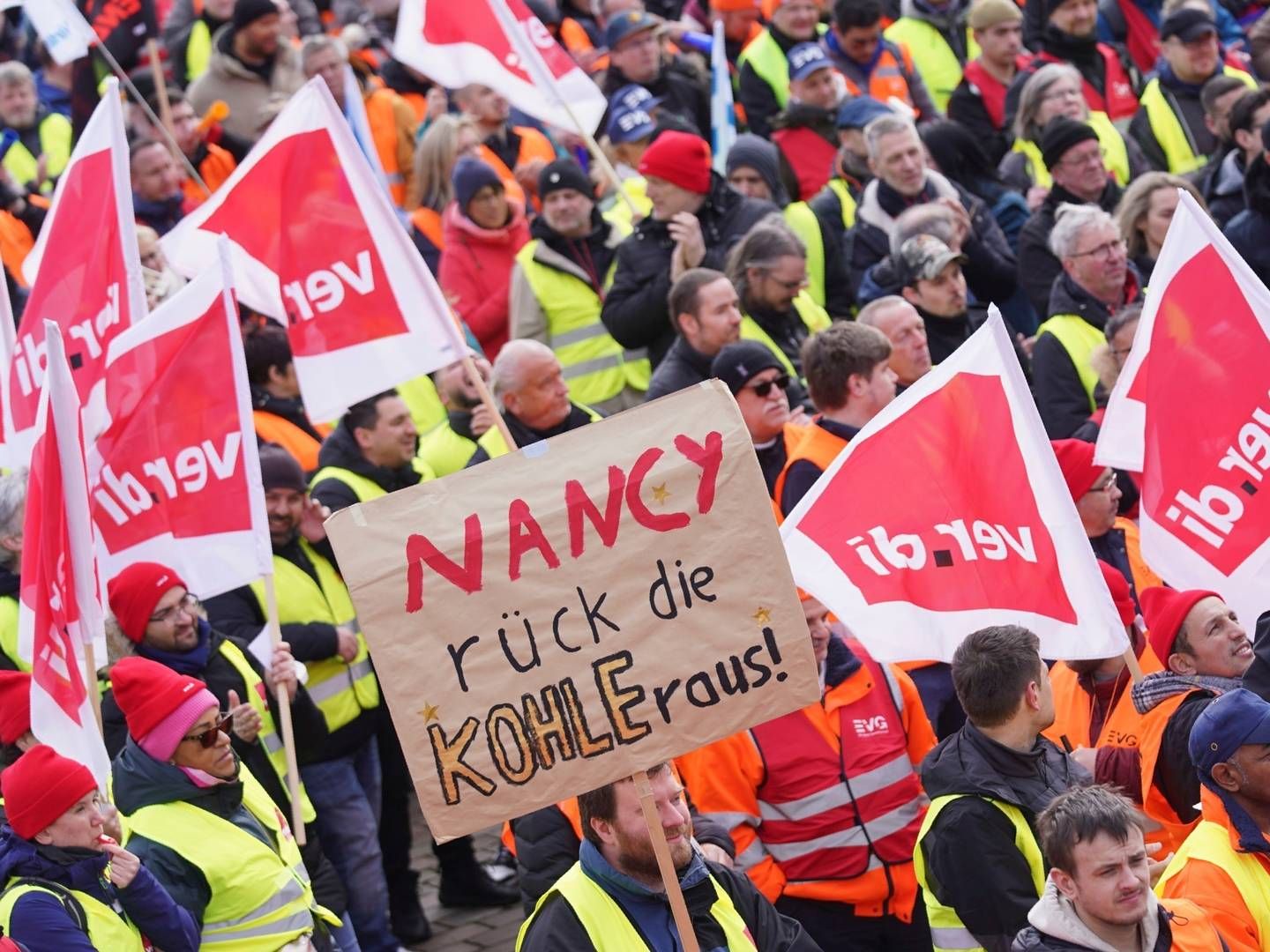 Kortvarslede strejker har gentagne gange lammet transportsystemet i Hamborg i det seneste års tid. Her er det fra en strejke i marts måned. | Foto: Marcus Brandt/AP/Ritzau Scanpix