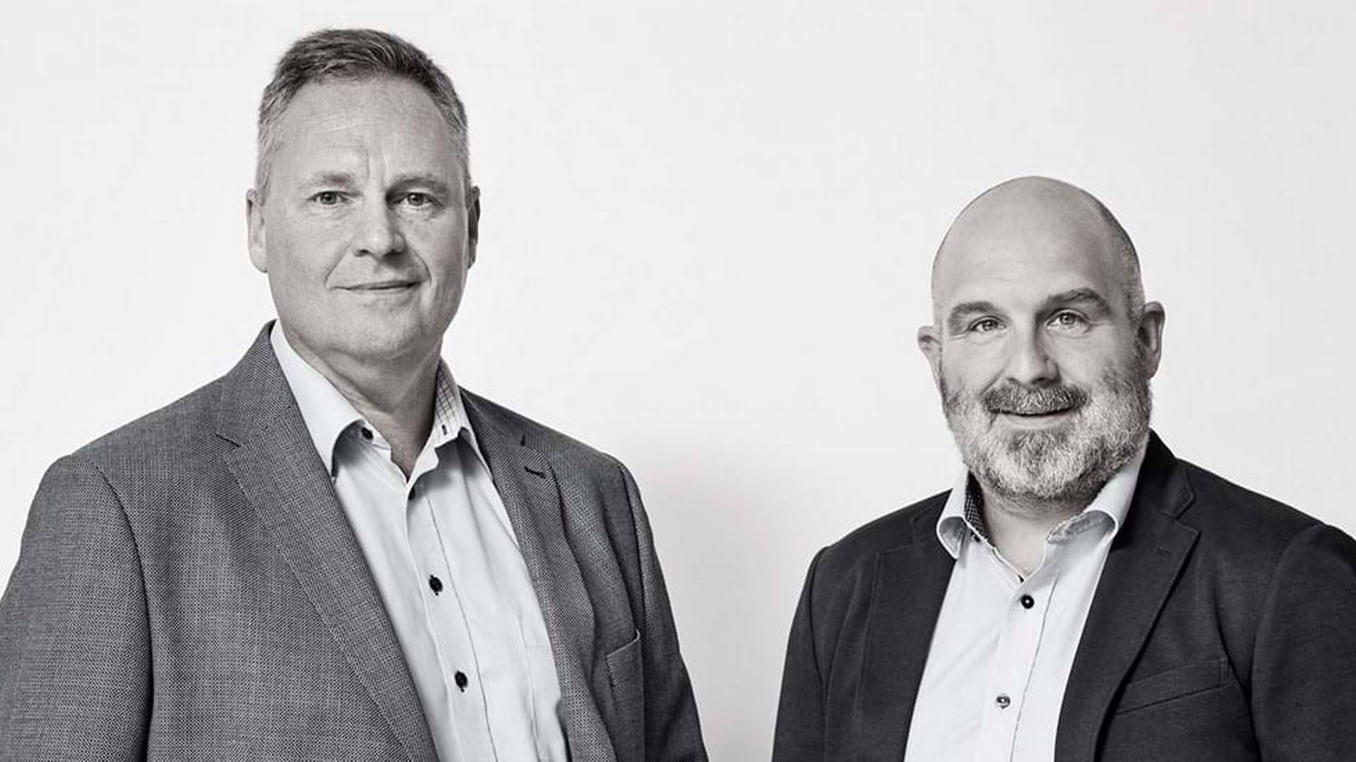 Kjeld Thygesen, direktør for Alpi Danmark (tv) og Morten Høgsberg Nielsen, direktør for Alpi Air & Sea (th) | Foto: Alpi Danmark / PR