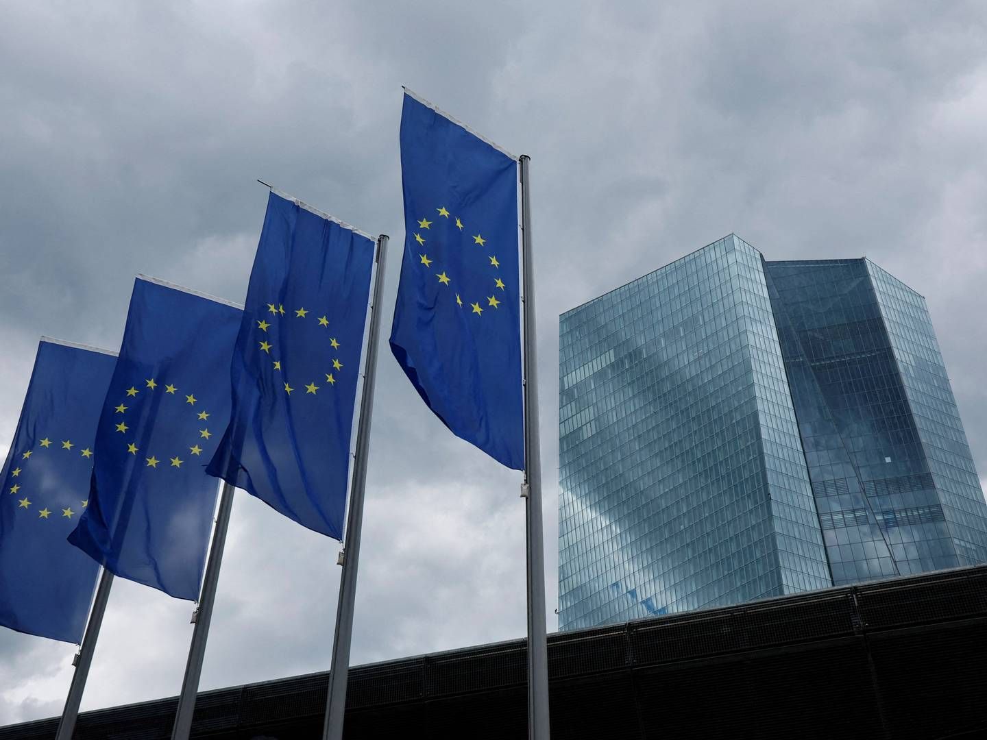 Den Europæiske Centralbank har hovedkvarter i Frankfurt am Main i Tyskland. | Foto: Wolfgang Rattay/Reuters/Ritzau Scanpix