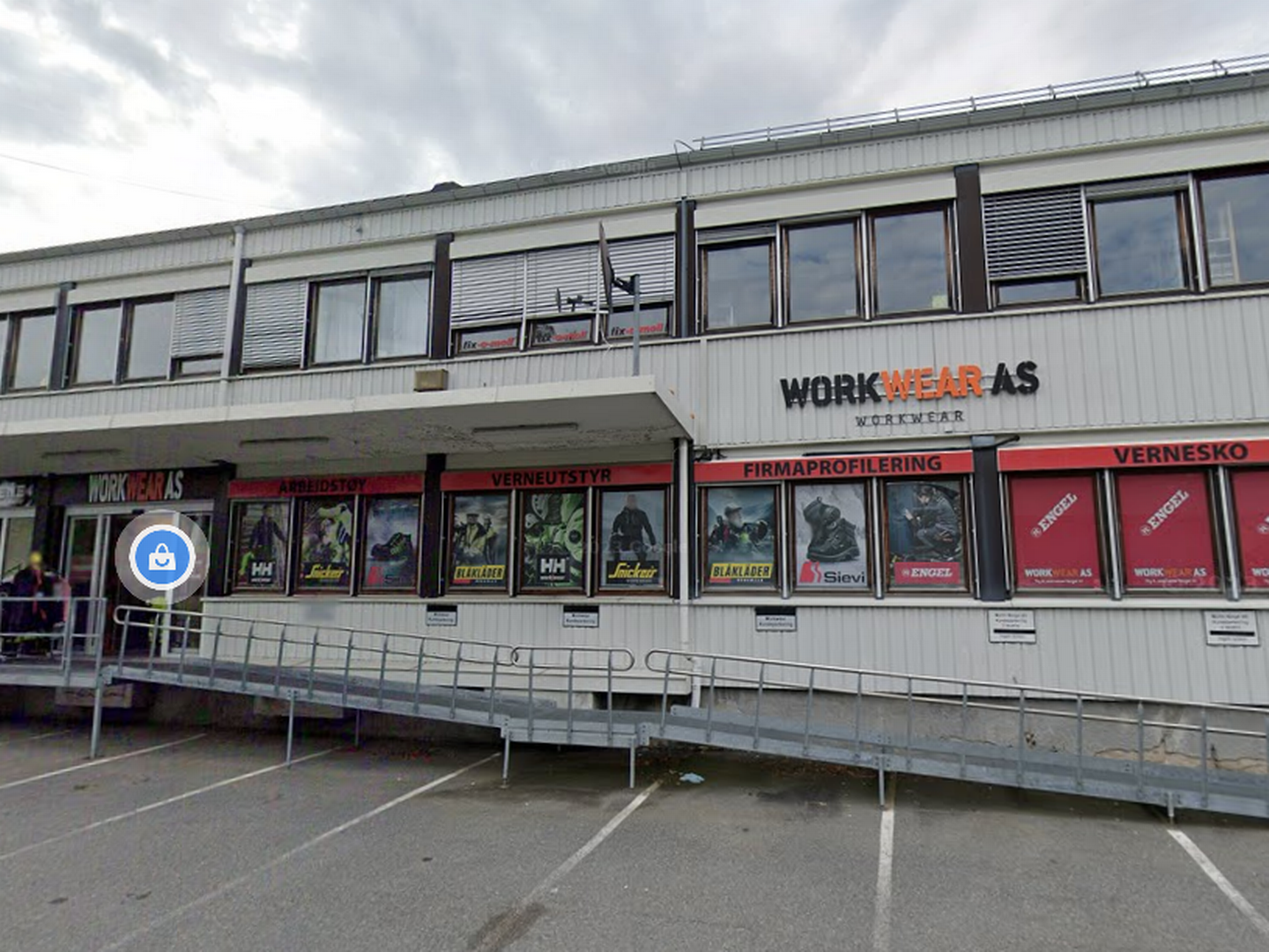 Workwear i Oslo ligger på Ryen, ikke langt fra E6. | Photo: Google Street View