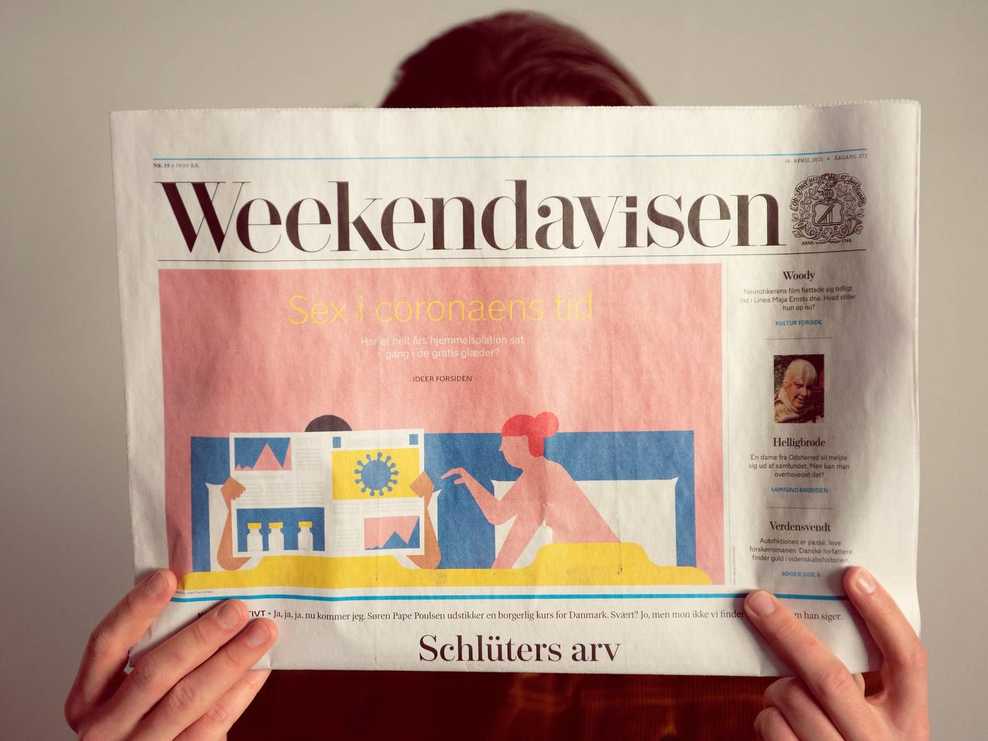 Influenceren Emilie Lilja har på sin Instagram-profil reklameret for Weekendavisen. | Photo: Peter Helles Eriksen/Ritzau Scanpix