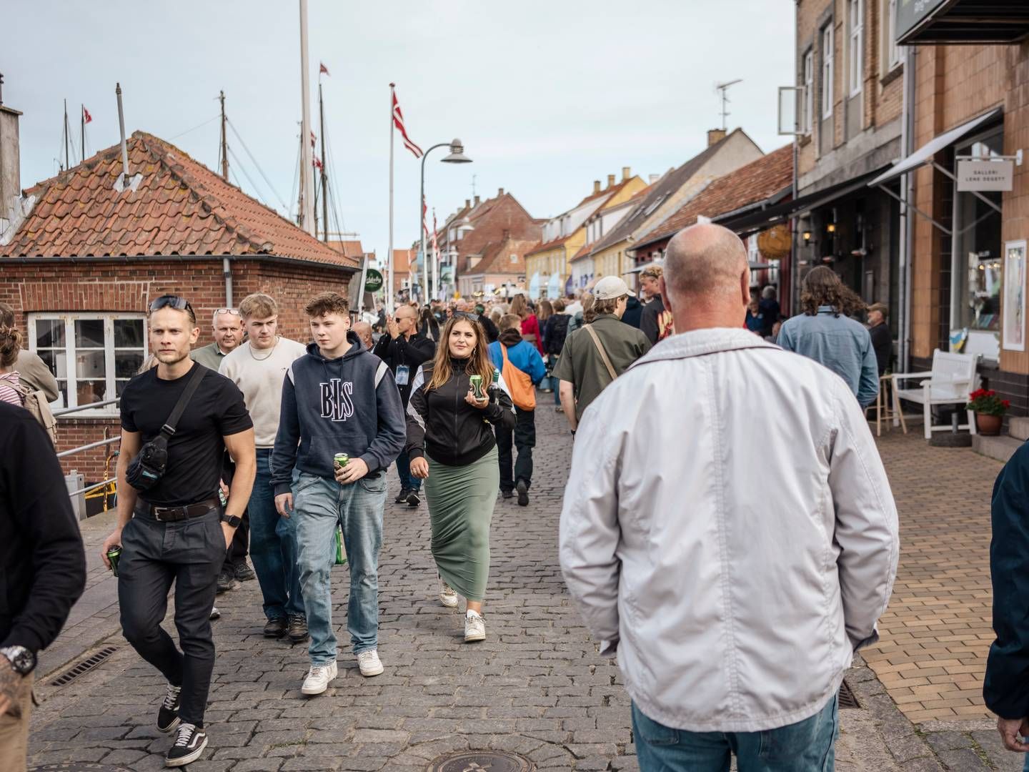 Folkemødet blev afholdt i sidste uge i Allinge på Bornholm: Lokalmedier har fundet det svært at få ledelsen i tale. | Foto: Thomas Traasdahl/Ritzau Scanpix