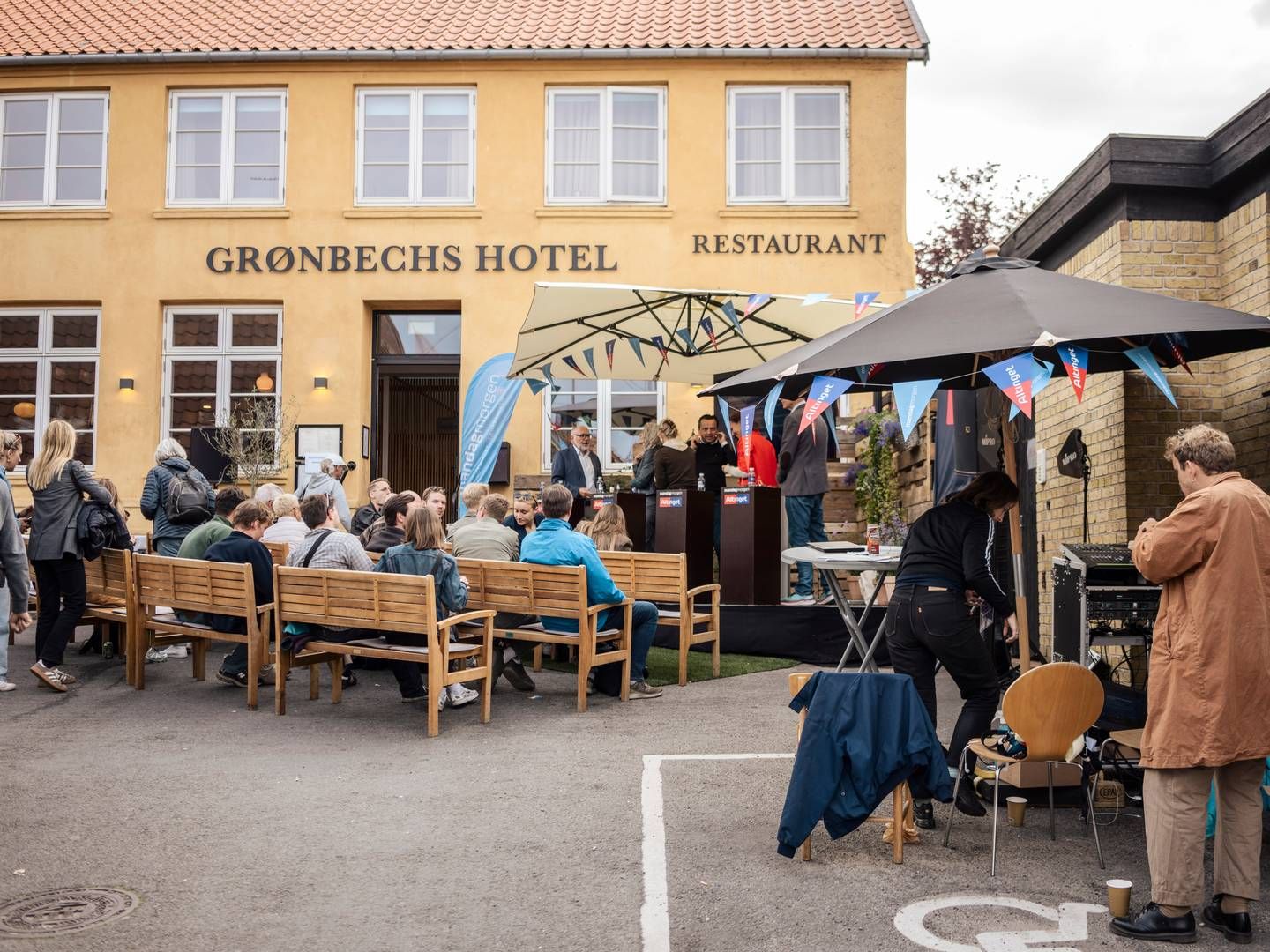 Folkemødets direktør er blevet mødt af kritik både før og efter Folkemødet, der finder sted i Allinge på Bornholm, hvor blandt andet Grønbechs Hotel ligger. | Foto: Thomas Traasdahl/Ritzau Scanpix